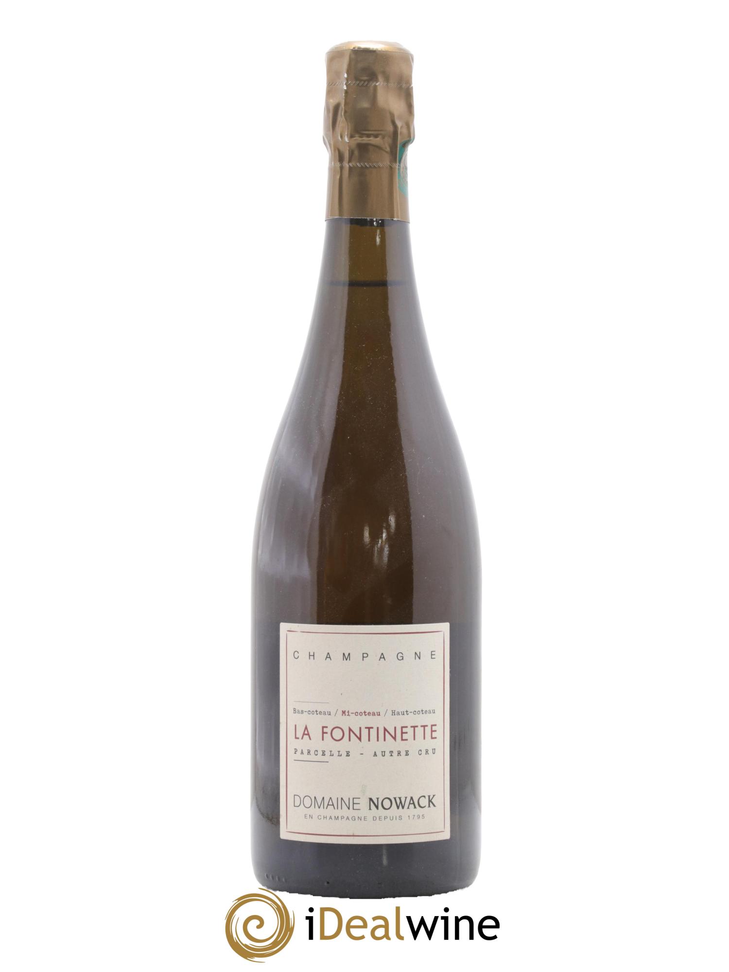 Champagne La Fontinette Nowack 2017 - Lot de 1 bouteille - 0