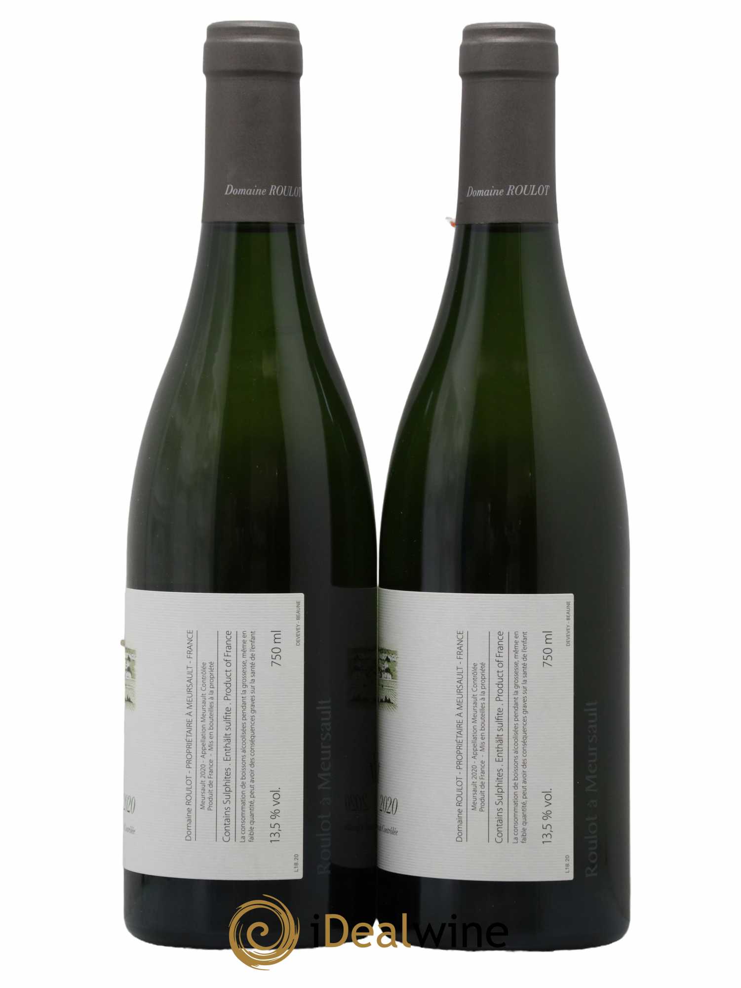 Meursault Roulot (Domaine)  2020 - Lot of 2 bottles - 1