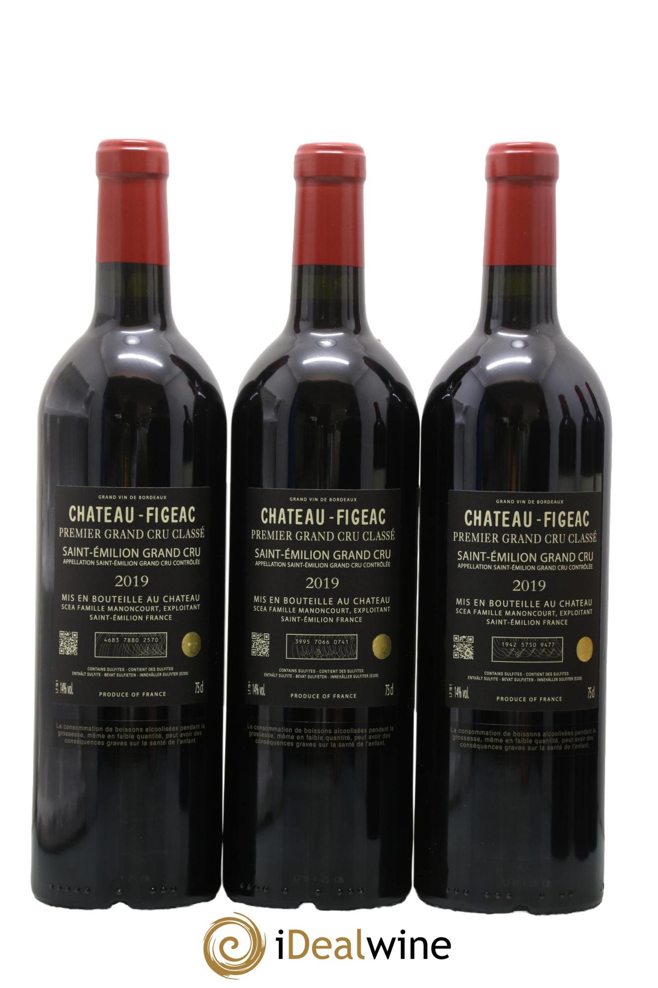 Château Figeac 1er Grand Cru Classé A 2019 - Lotto di 6 bottiglie - 2