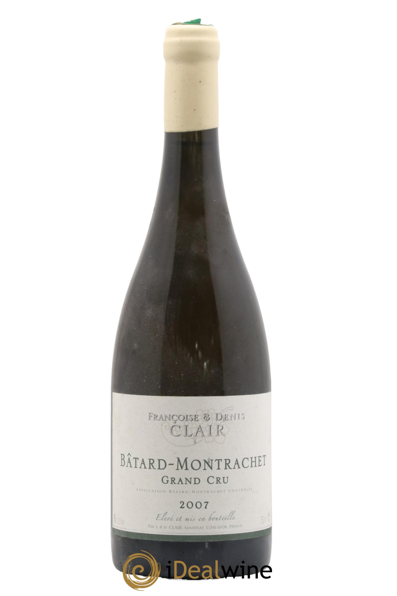 Bâtard-Montrachet Grand Cru Domaine Françoise Et Denis Clair 2007 - Lot de 1 bouteille - 0