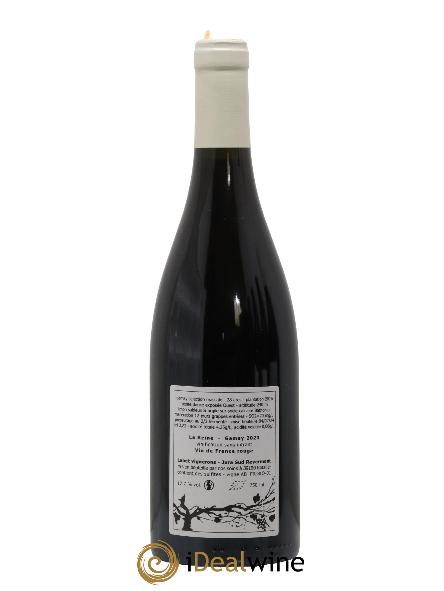 Vin de France Gamay La Reine Labet (Domaine) 2023 - Lot de 1 bouteille - 1