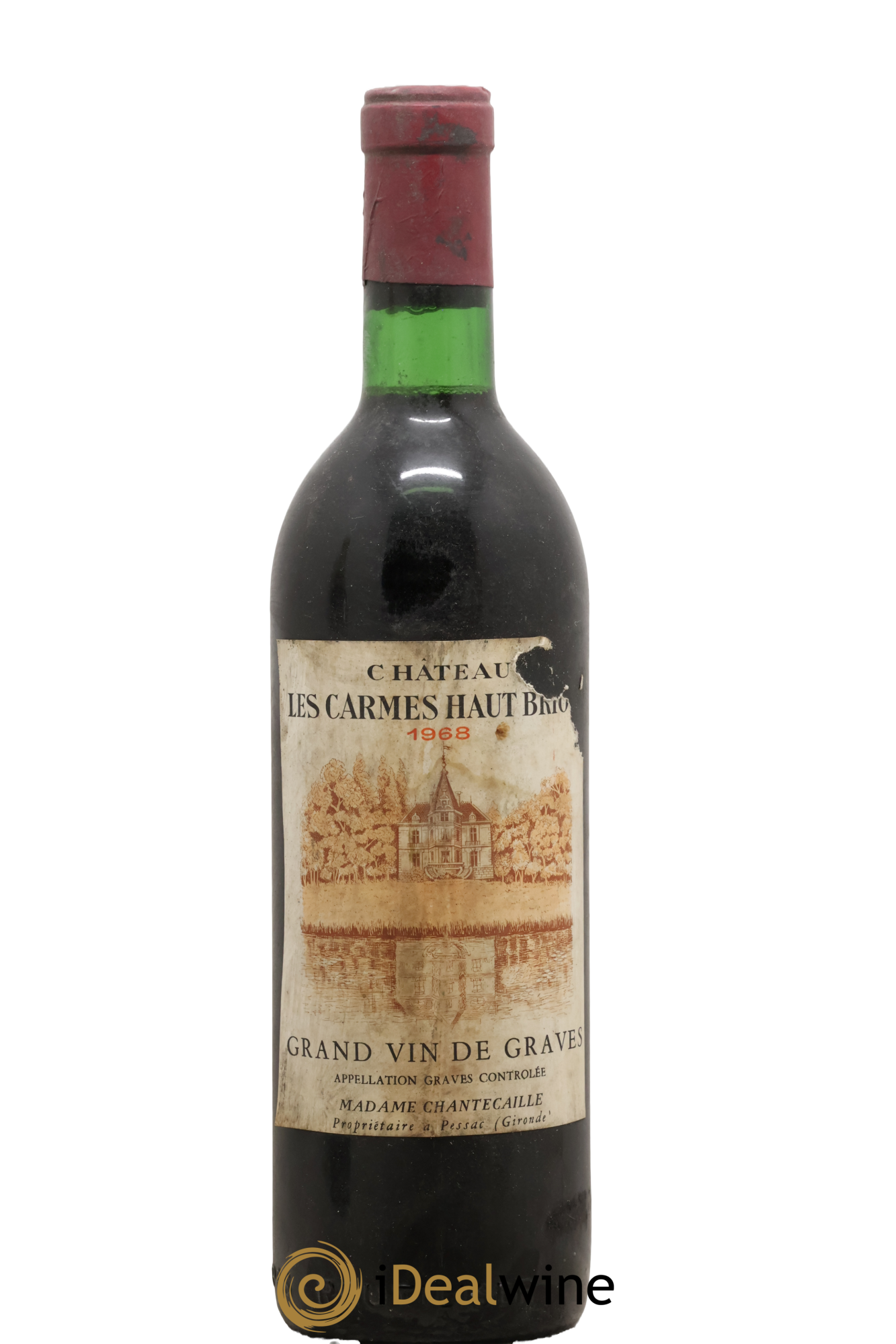 Château Les Carmes Haut-Brion 1968 - Lot de 1 bouteille - 0