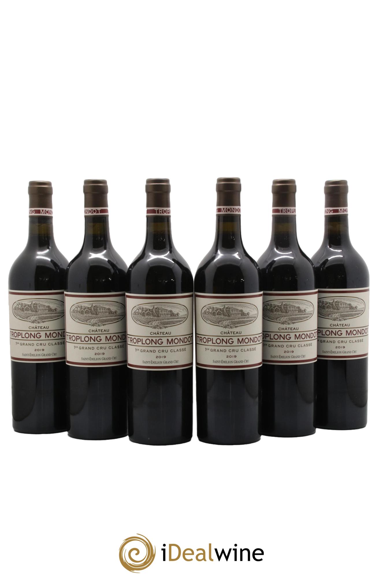 Château Troplong Mondot 1er Grand Cru Classé B 2019 - Lot de 6 bouteilles - 0
