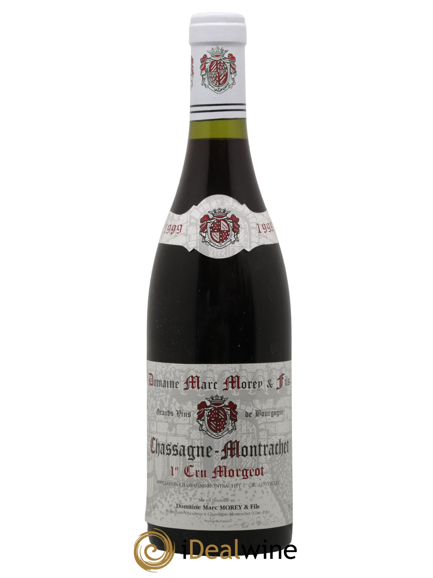 Chassagne-Montrachet 1er Cru Morgeot Marc Morey 1999 - Lot de 1 bouteille - 0