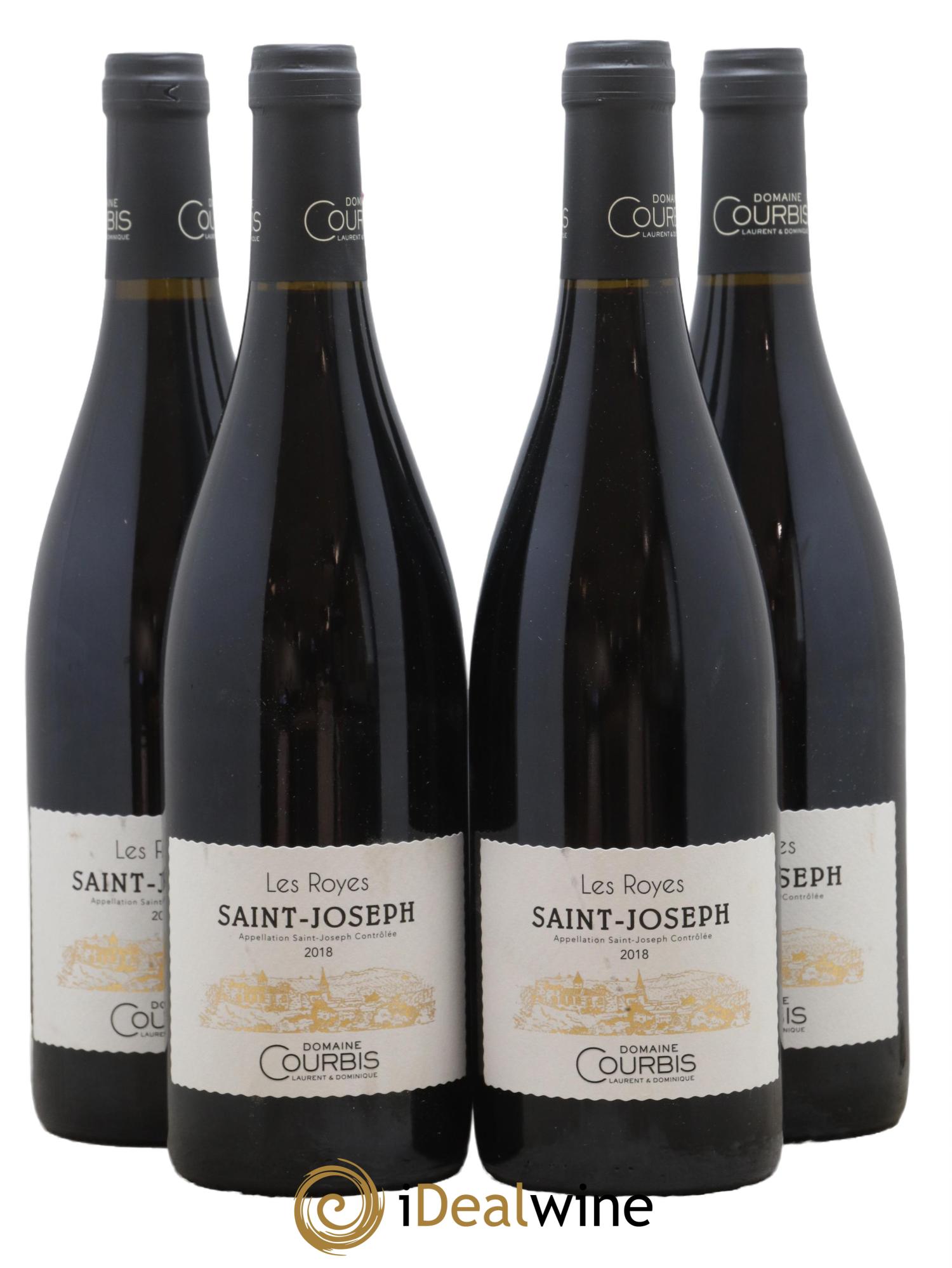 Saint-Joseph Les Royes Domaine Courbis 2018 - Lot de 4 bouteilles - 0
