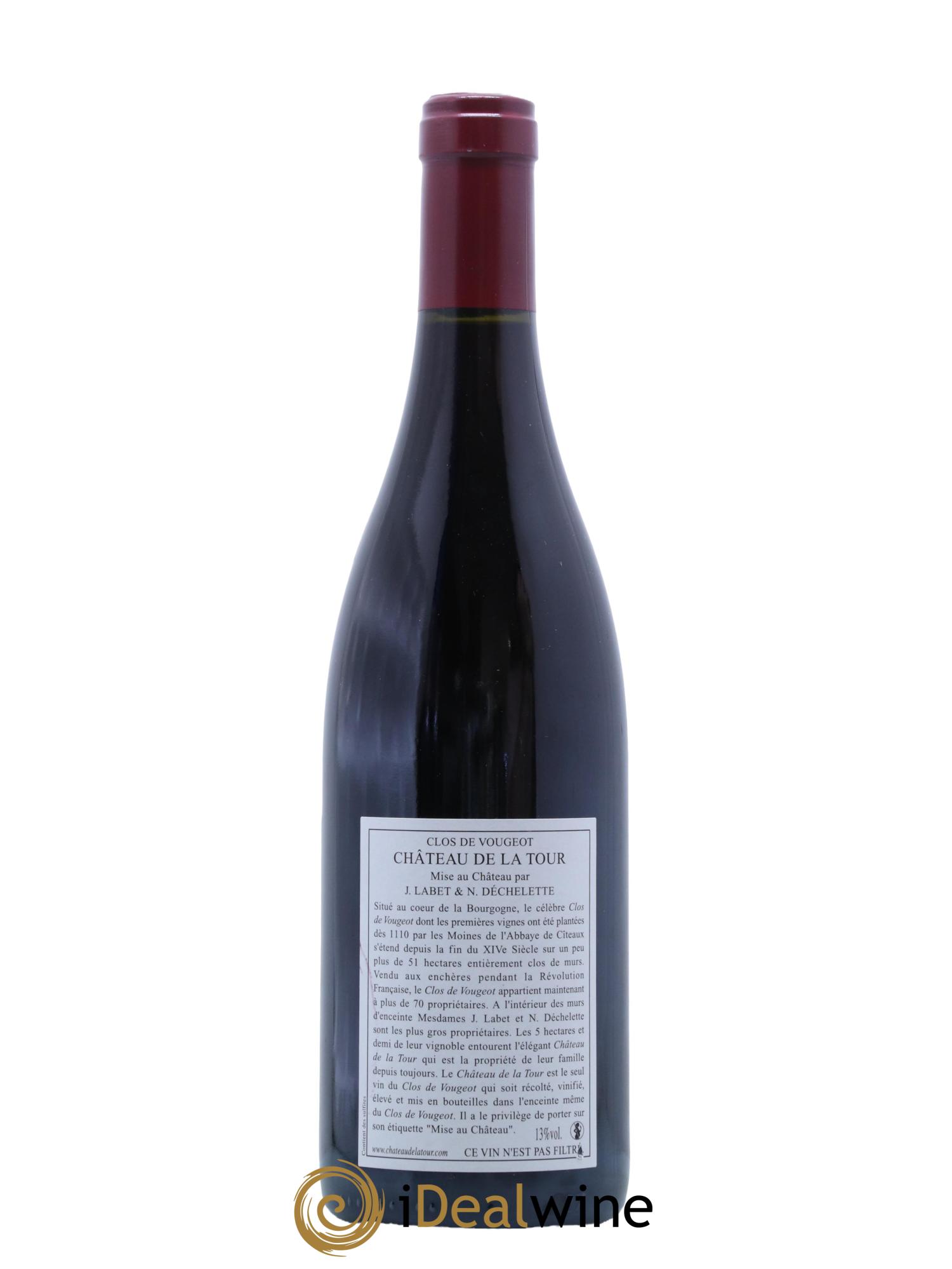 Clos de Vougeot Grand Cru Château de La Tour 2006 - Lot de 1 bouteille - 1