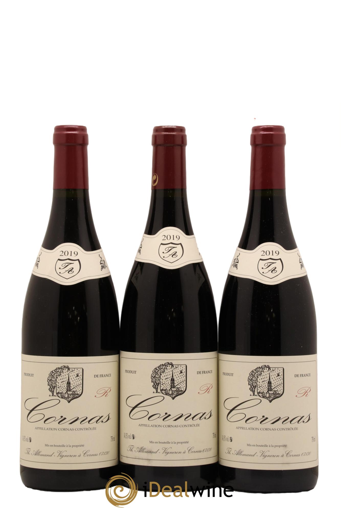 Cornas Reynard Thierry Allemand 2019 - Lot de 3 bouteilles - 0