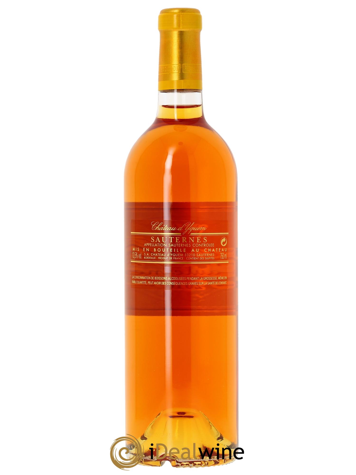 Château d' Yquem 1er Cru Classé Supérieur (Original-holzkiste ab 3 Fl.) 2010 - Posten von 1 Flasche - 1