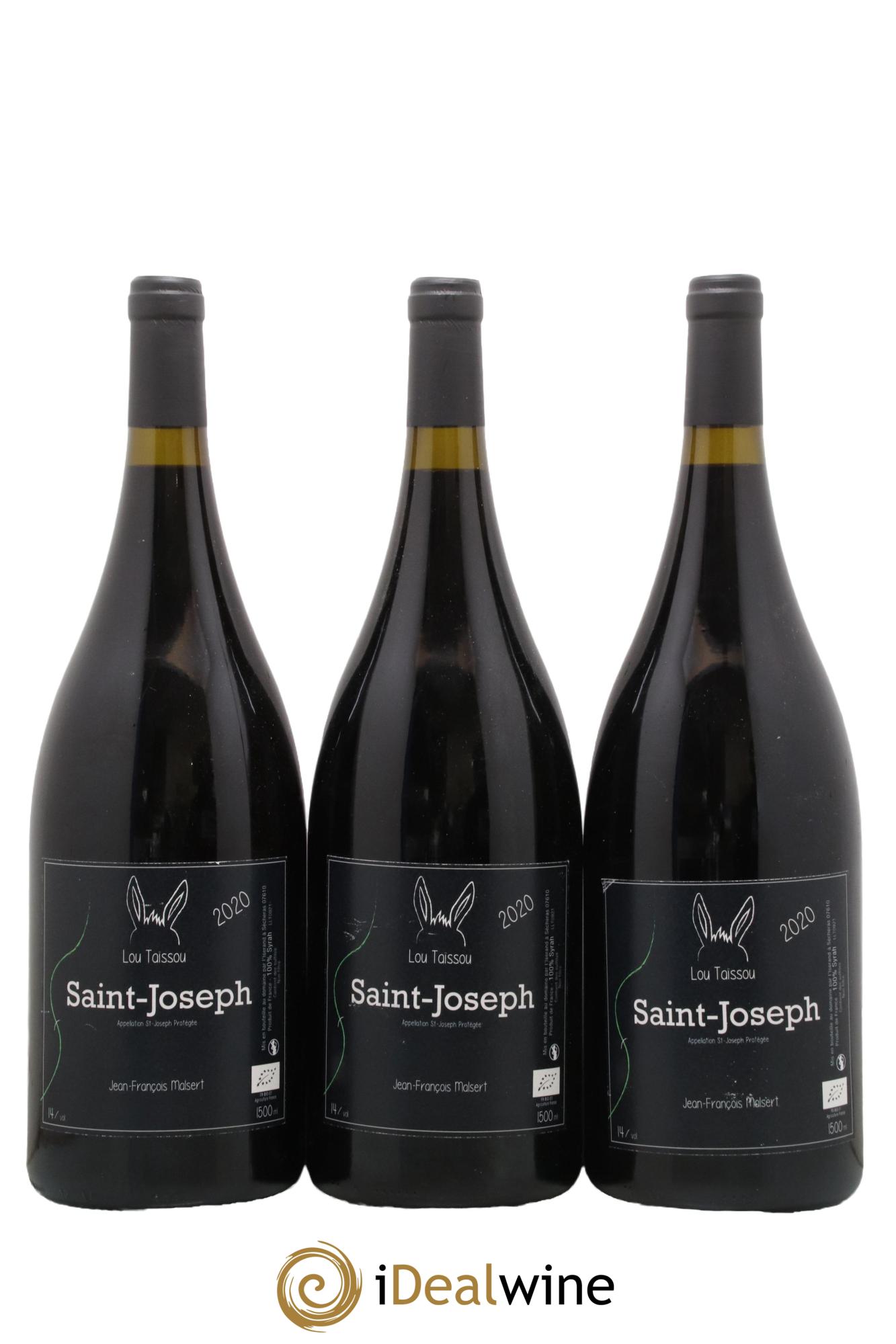 Saint-Joseph Lou Taïssou Jean-François Malsert 2020 - Lot de 3 magnums - 0