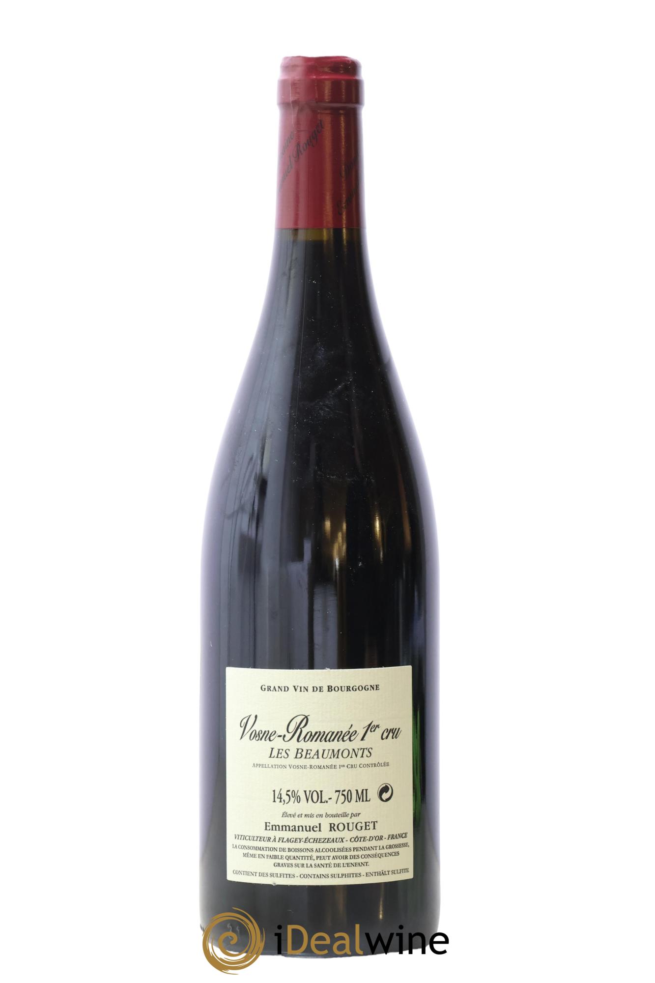 Vosne-Romanée 1er Cru Les Beaumonts Emmanuel Rouget 2016 - Posten von 1 Flasche - 1