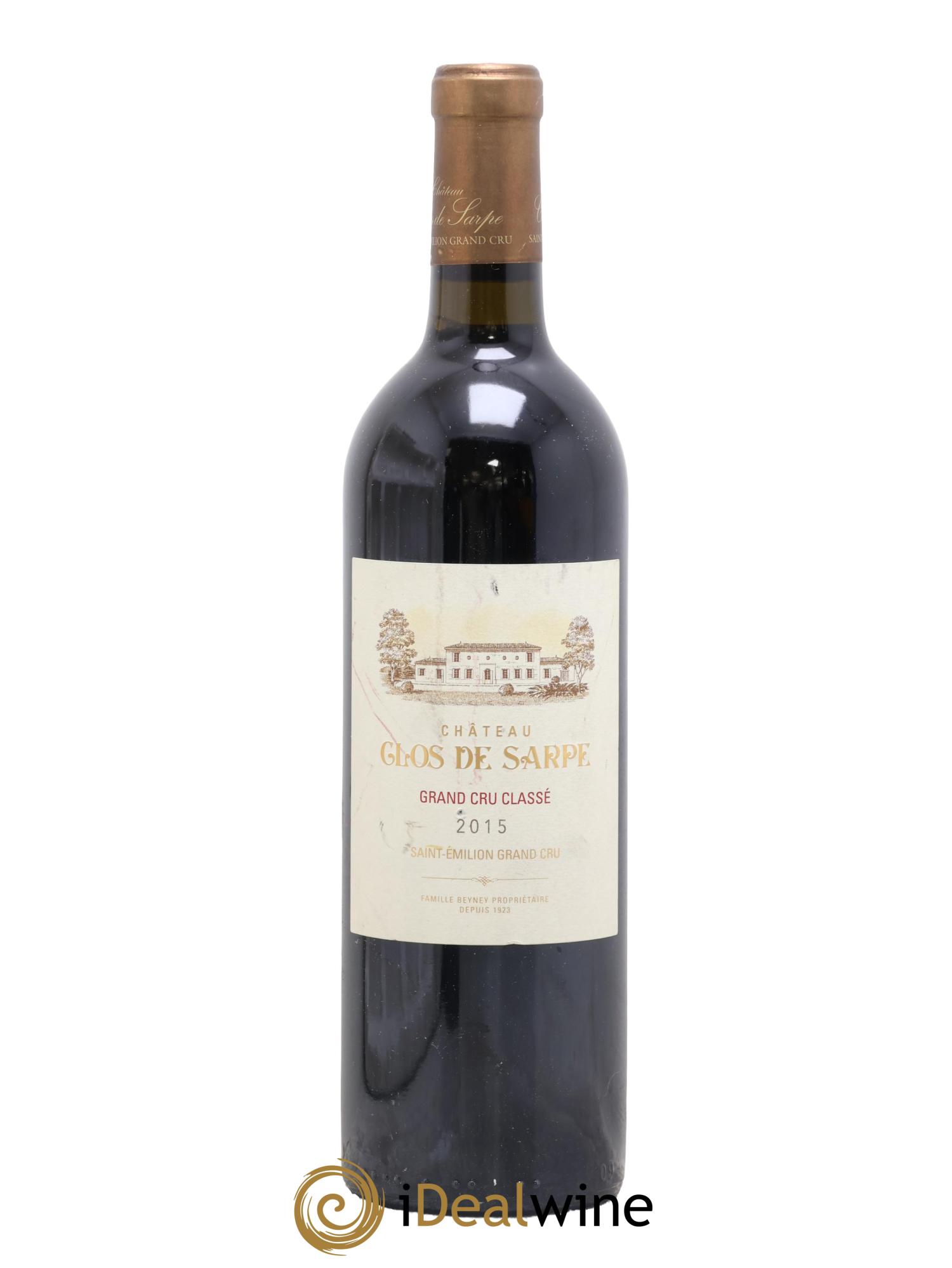 Clos de Sarpe Grand Cru Classé 2015 - Lot de 1 bouteille - 0