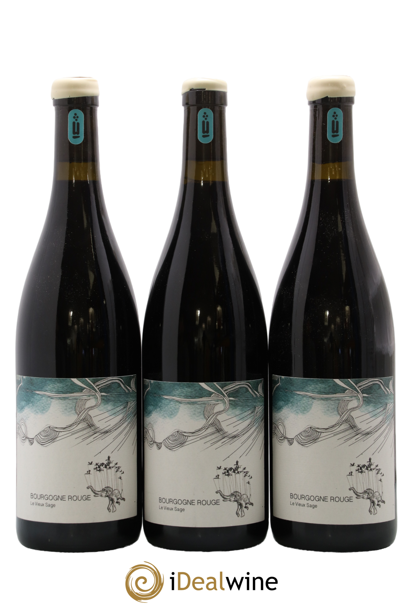 Bourgogne Le Vieux Sage Les Horées 2019 - Lot of 3 bottles - 0