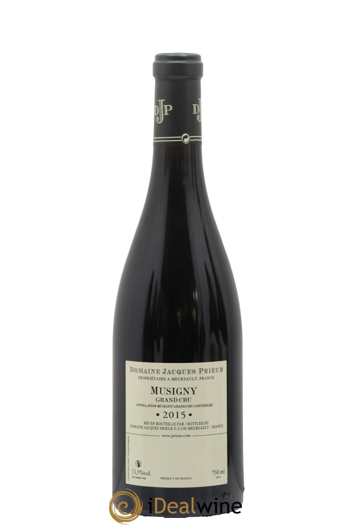 Musigny Grand Cru Jacques Prieur (Domaine) 2015 - Lot de 1 bouteille - 1
