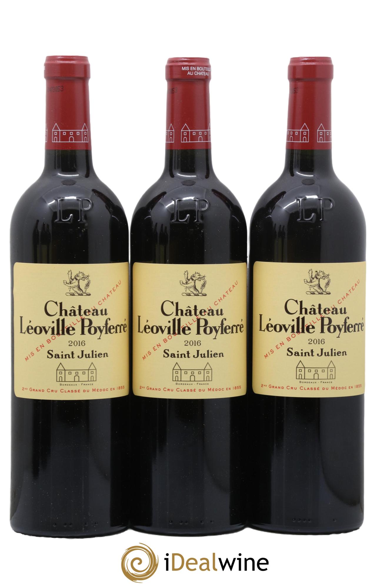 Château Léoville Poyferré 2ème Grand Cru Classé 2016 - Lot of 6 bottles - 1
