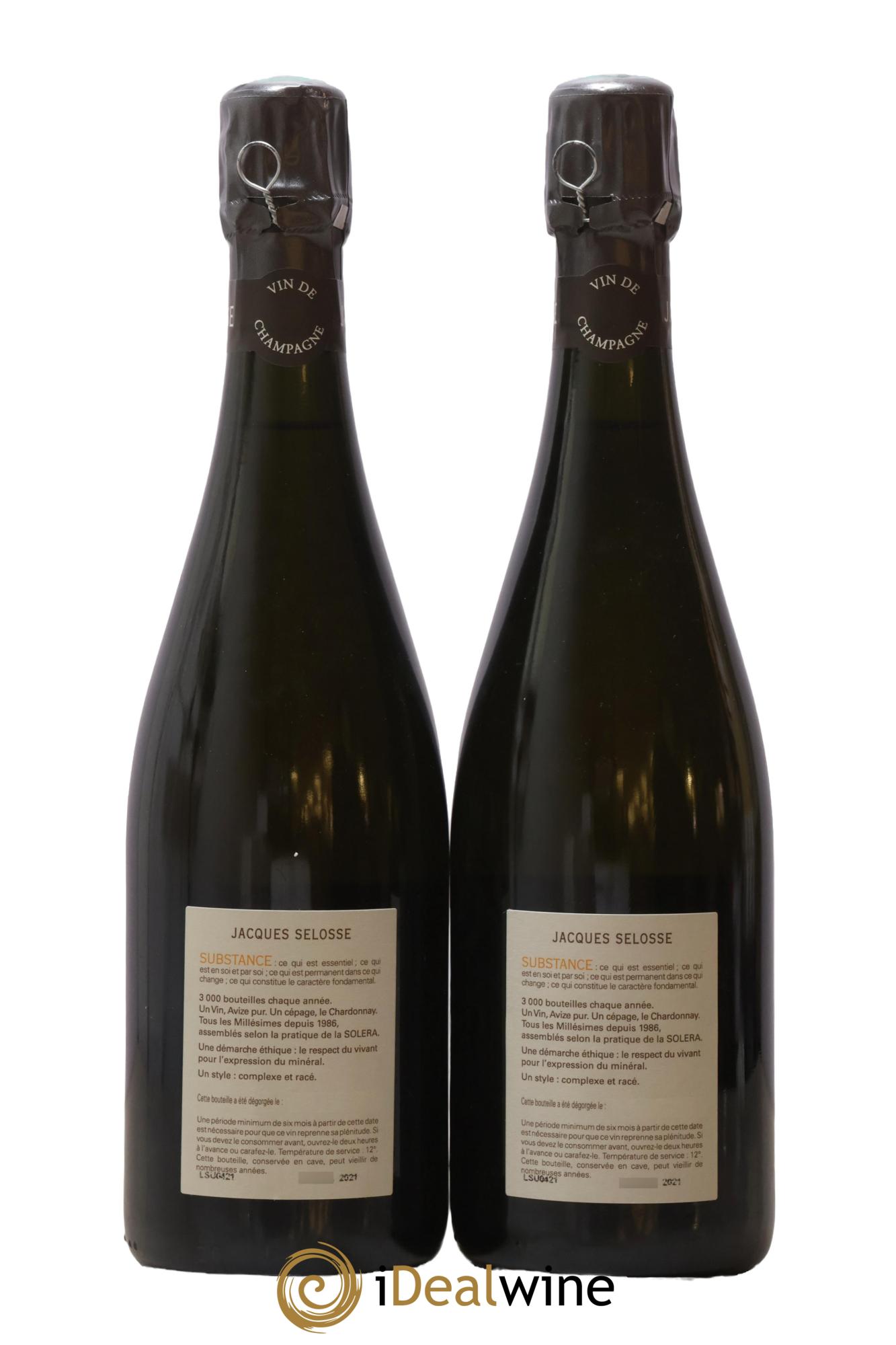 Substance Jacques Selosse - Lot de 2 bouteilles - 1