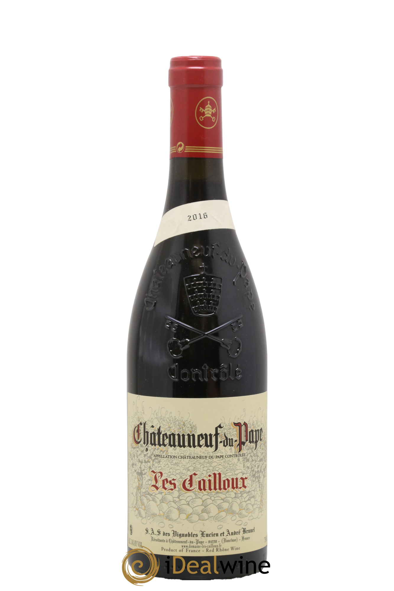 Châteauneuf-du-Pape Les Cailloux André Brunel 2016 - Lot de 1 bouteille - 0