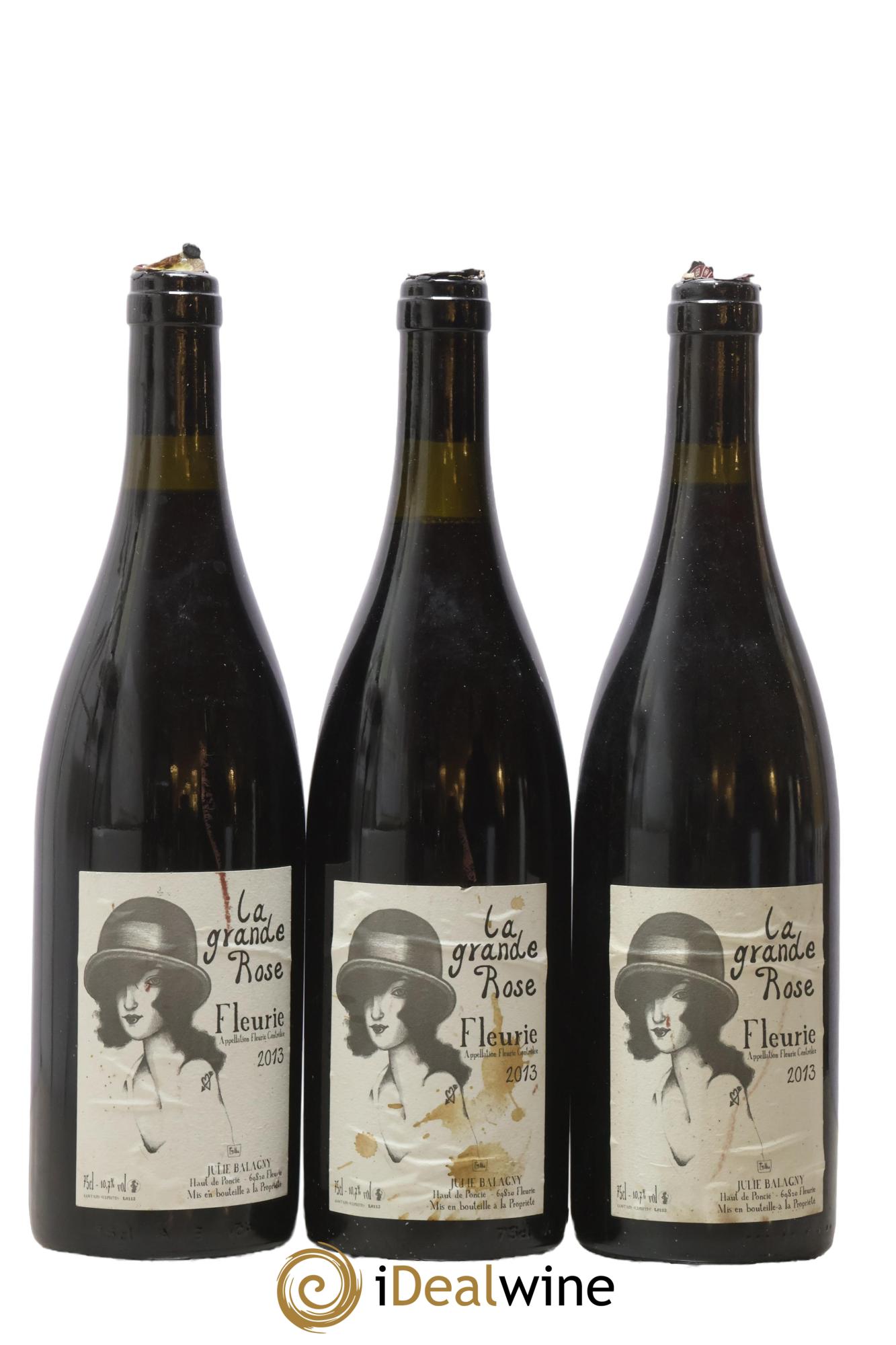 Fleurie La Grande Rose Julie Balagny 2013 - Lot de 3 bouteilles - 0