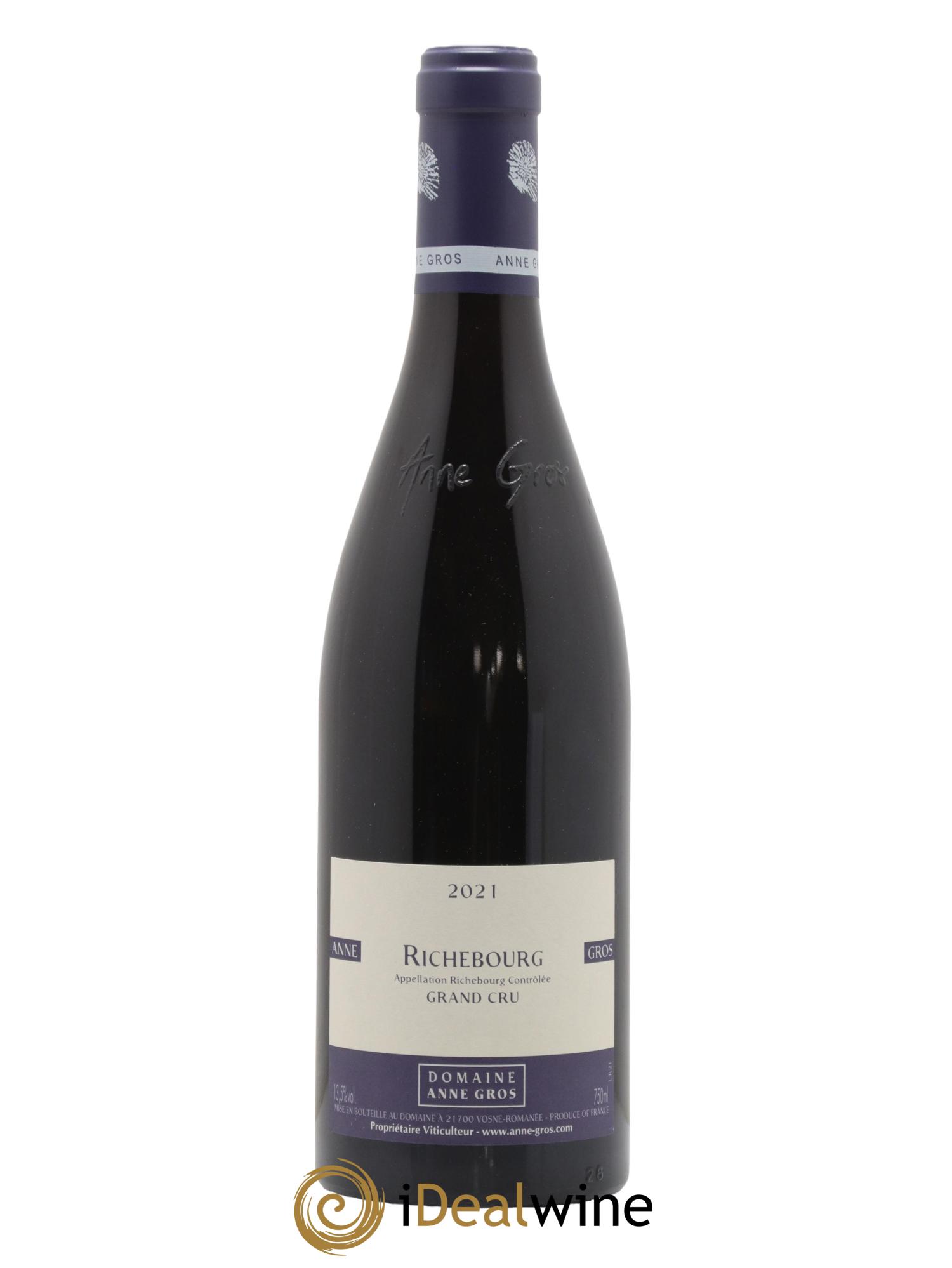 Richebourg Grand Cru Anne Gros 2021 - Lot de 1 bouteille - 0