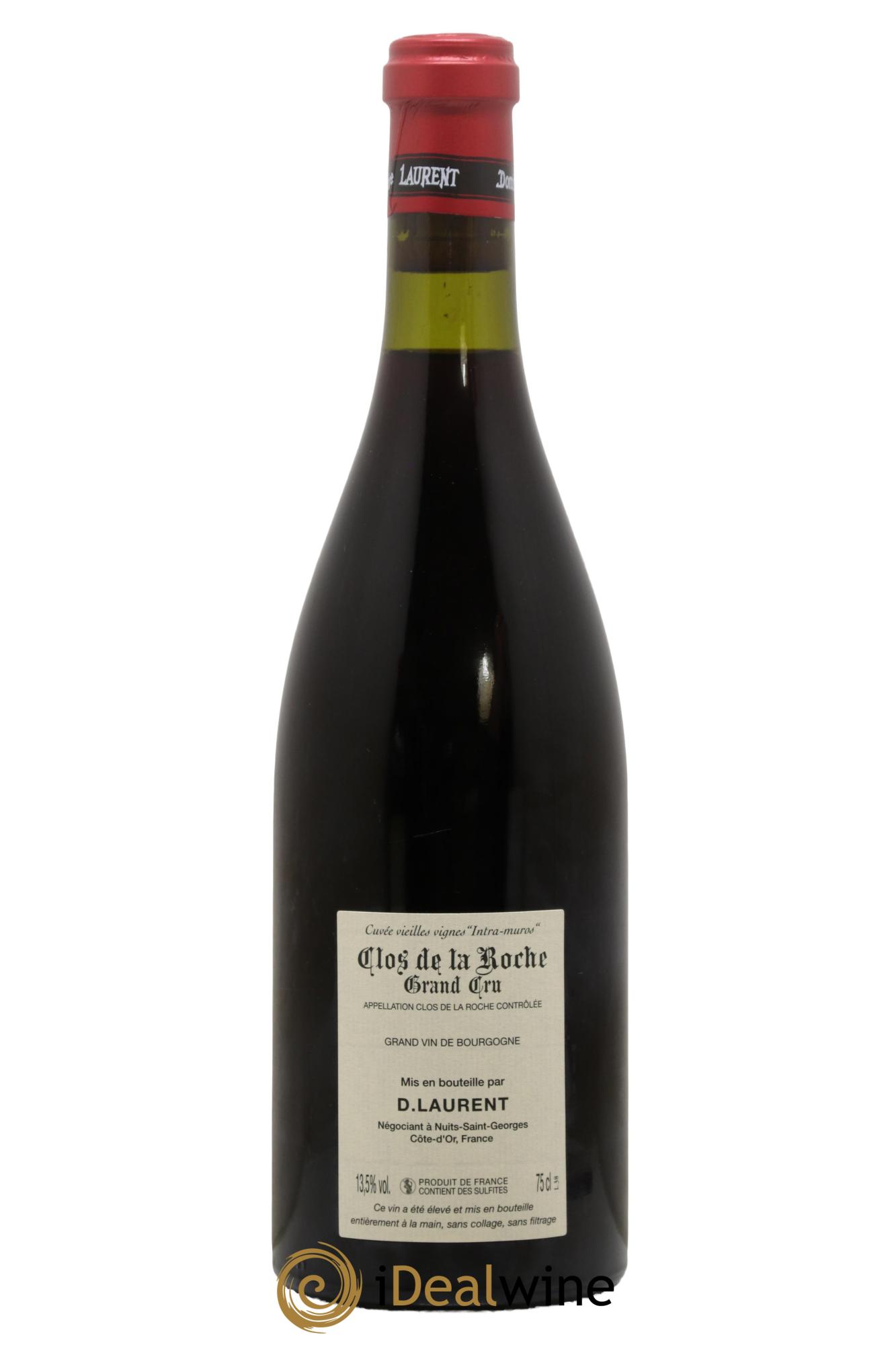 Clos de la Roche Grand Cru Vieilles vignes Intra-muros Dominique Laurent 2006 - Lot de 1 bouteille - 1