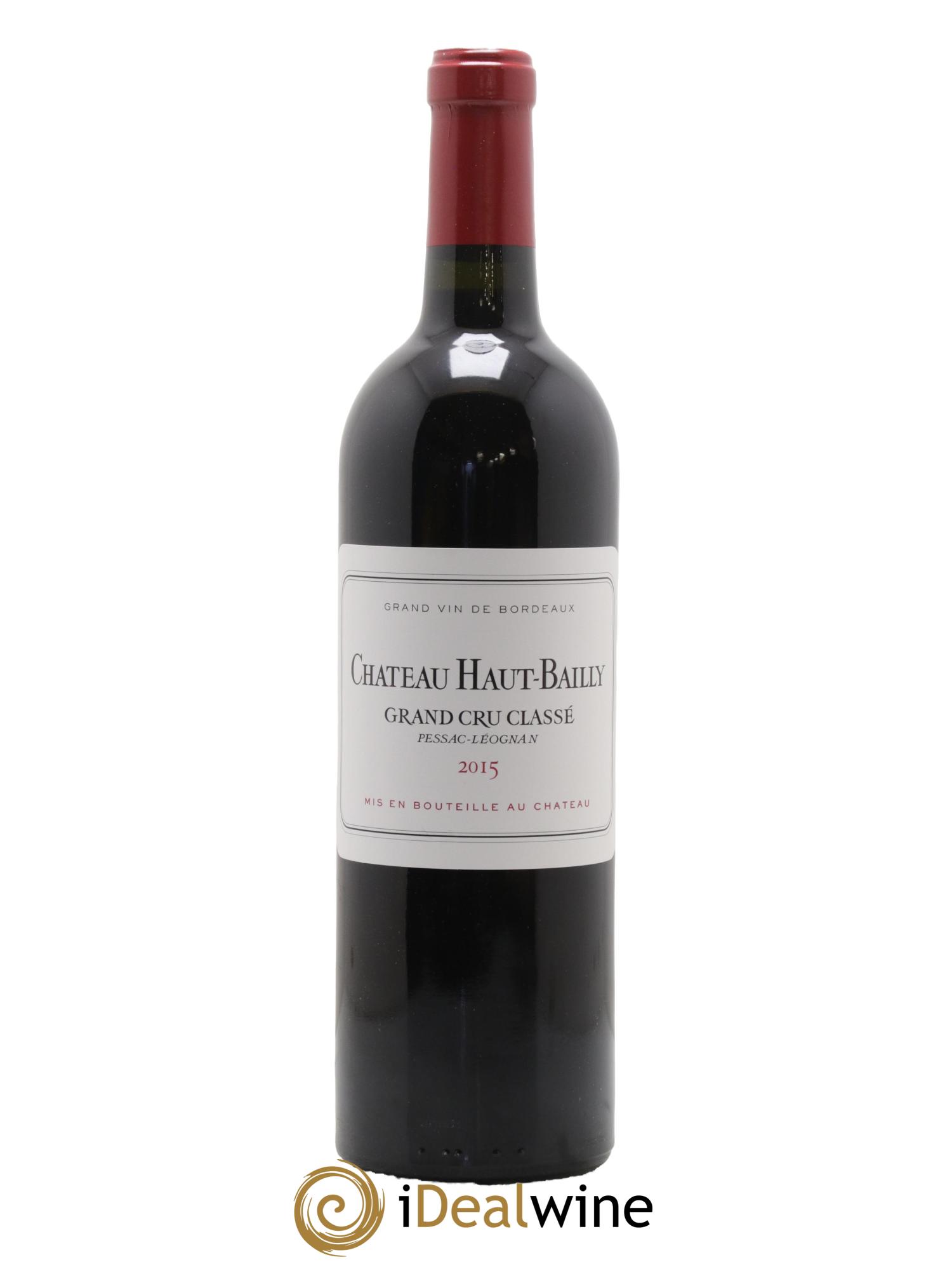 Château Haut-Bailly Cru Classé de Graves 2015 - Lot de 1 bouteille - 0