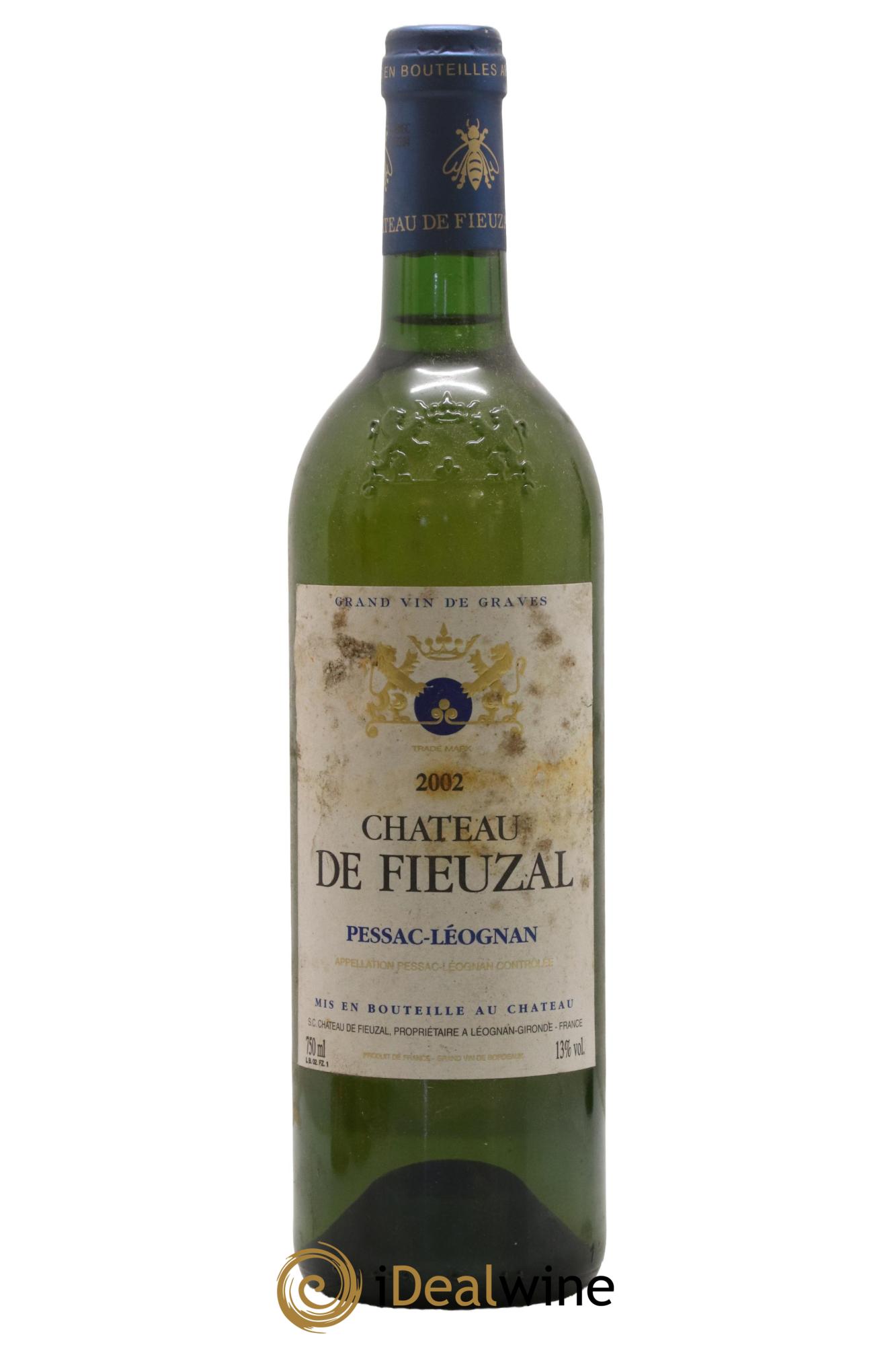 Château de Fieuzal 2002 - Lot de 1 bouteille - 0