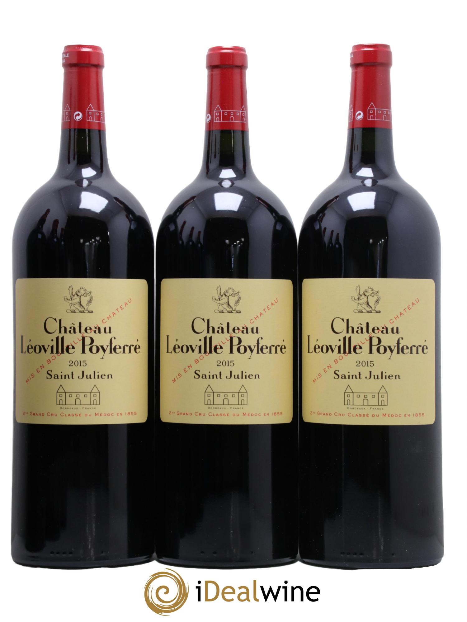 Château Léoville Poyferré 2ème Grand Cru Classé 2015 - Lot de 6 magnums - 2
