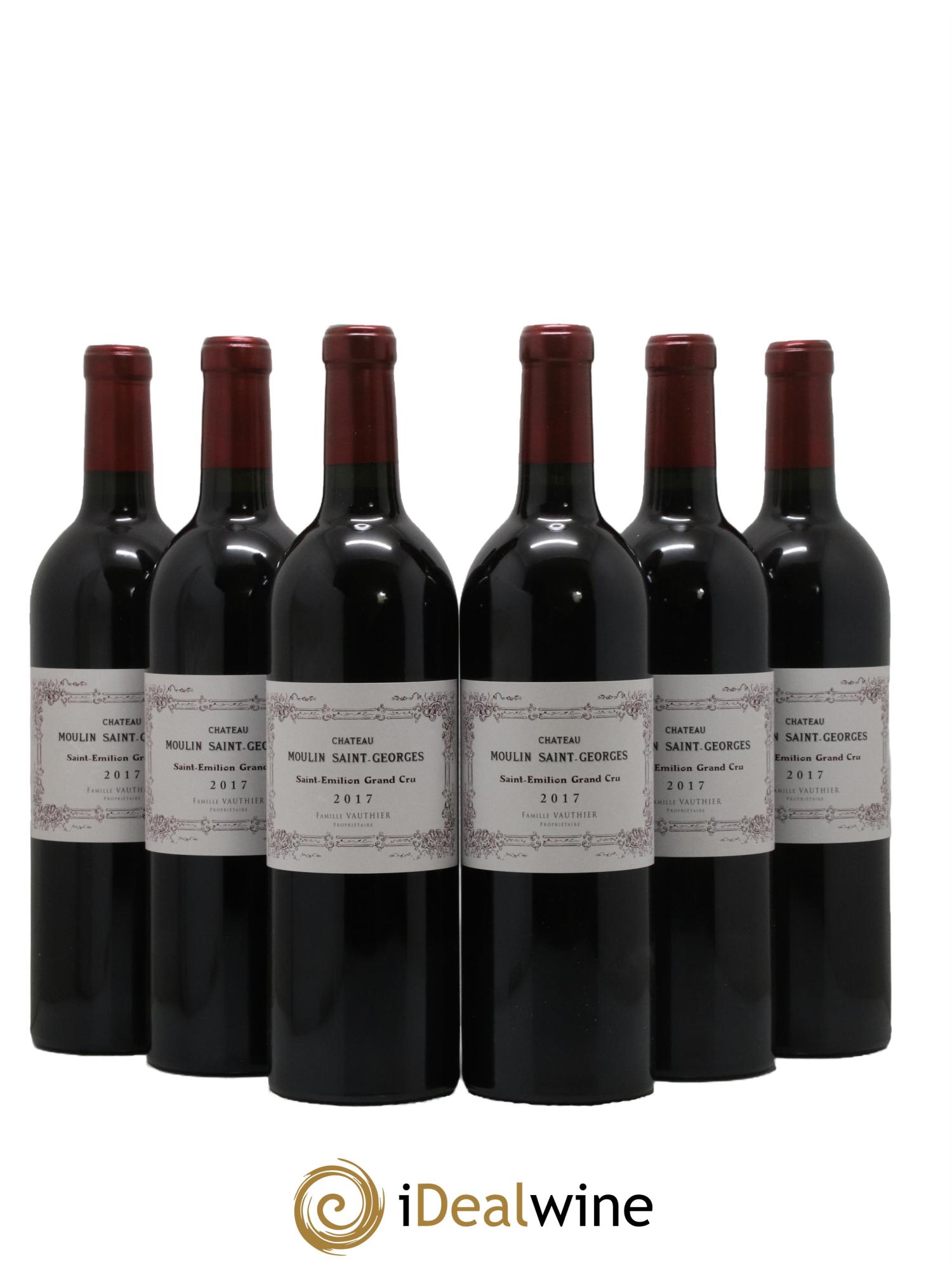 Château Moulin Saint Georges 2017 - Lot of 6 bottles - 0