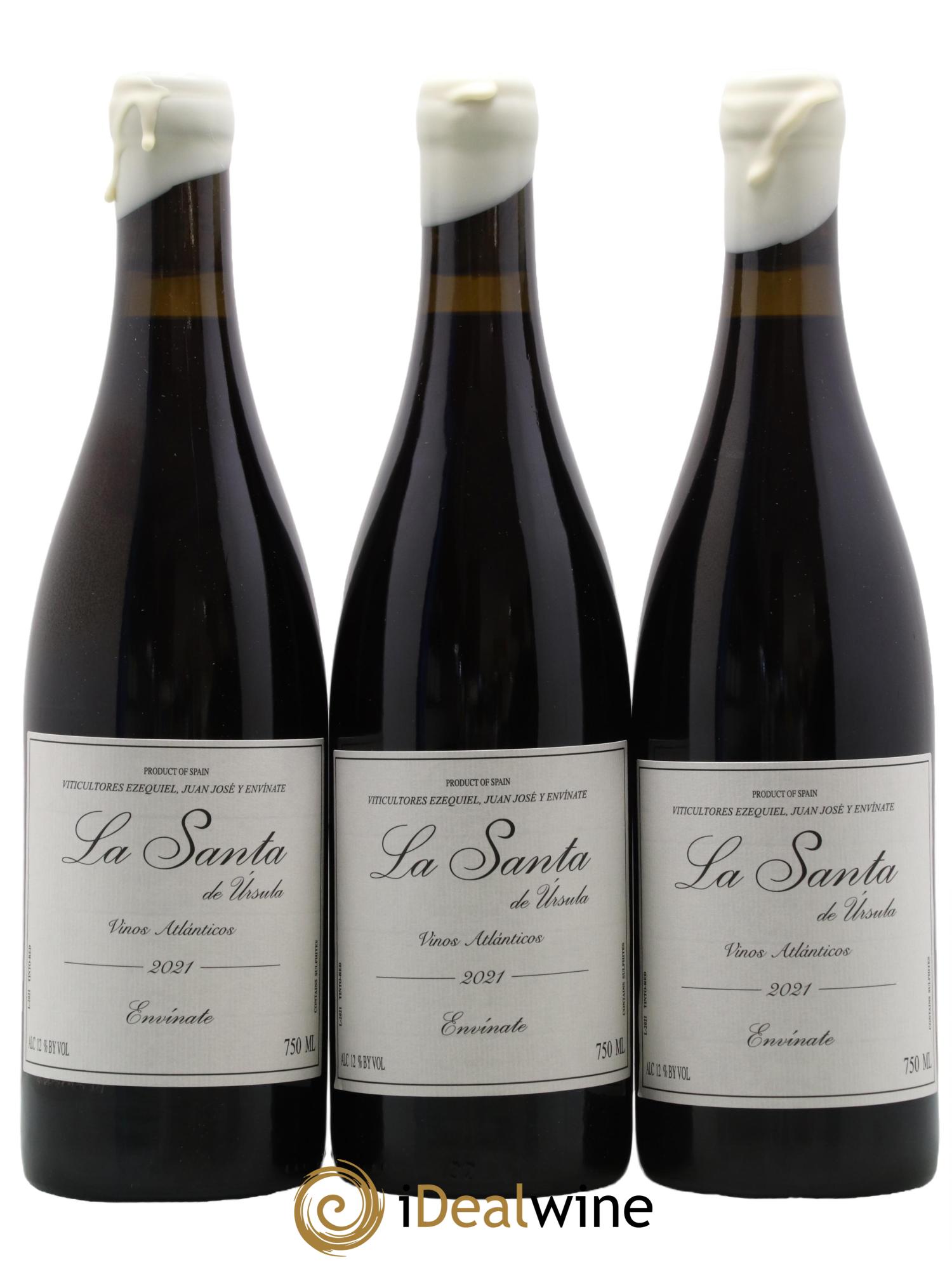 Espagne Tenerife La Santa De Ursula Envinate 2021 - Lot de 3 bouteilles - 0