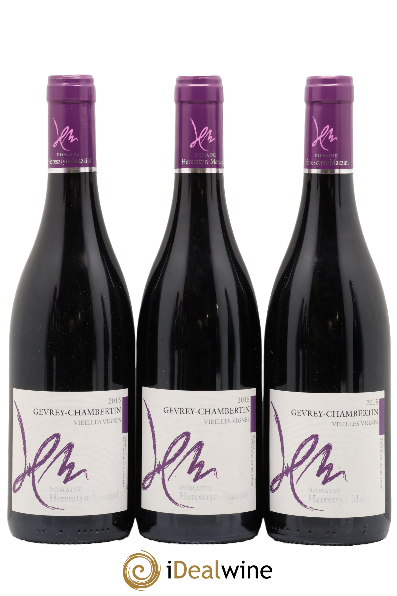Gevrey-Chambertin Vieilles Vignes Heresztyn Mazzini 2015 - Posten von 3 Flaschen - 0