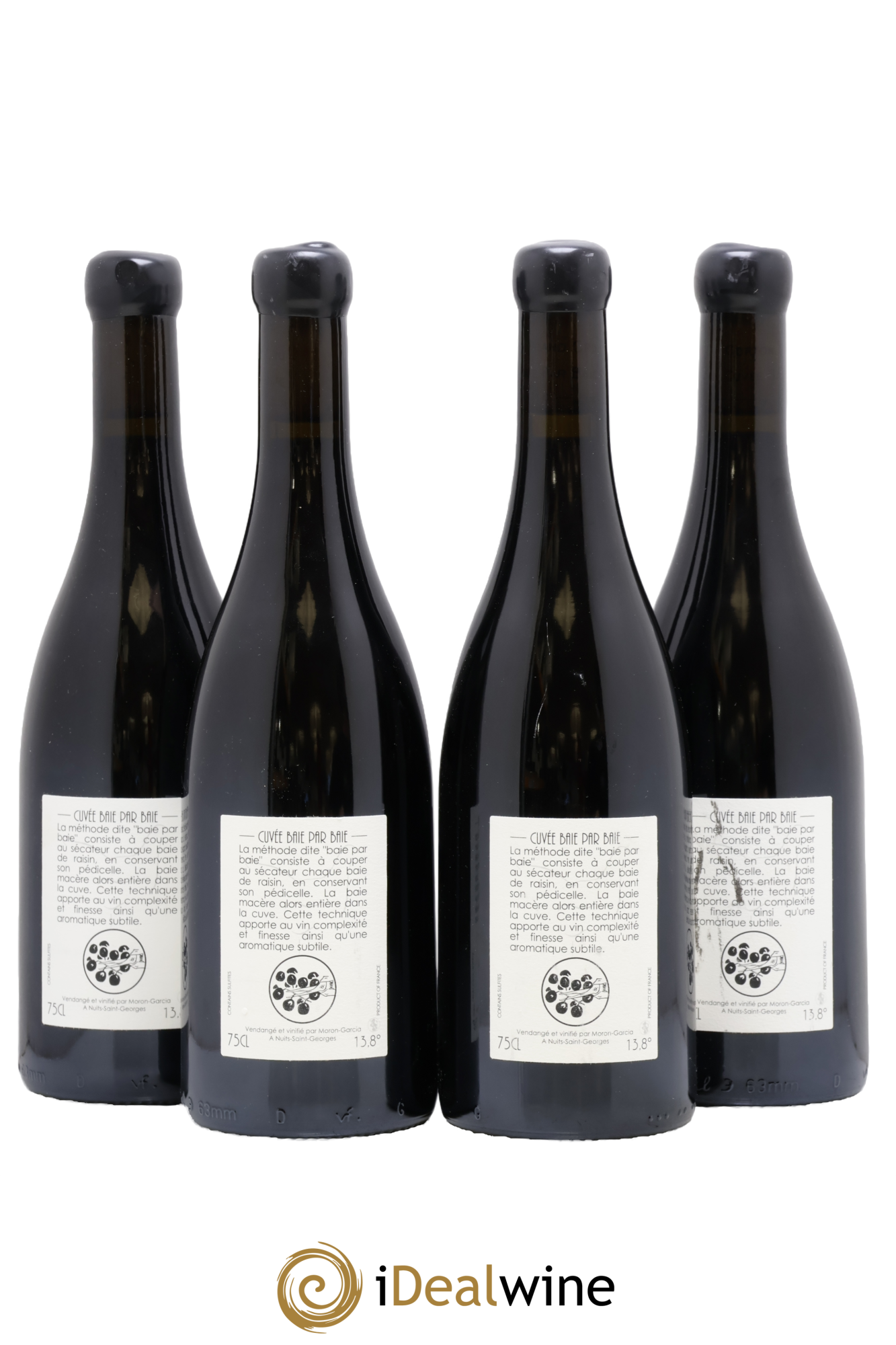 Corton Grand Cru Cuvée Baie par Baie Pierre Olivier Garcia 2018 - Lot de 4 bouteilles - 1