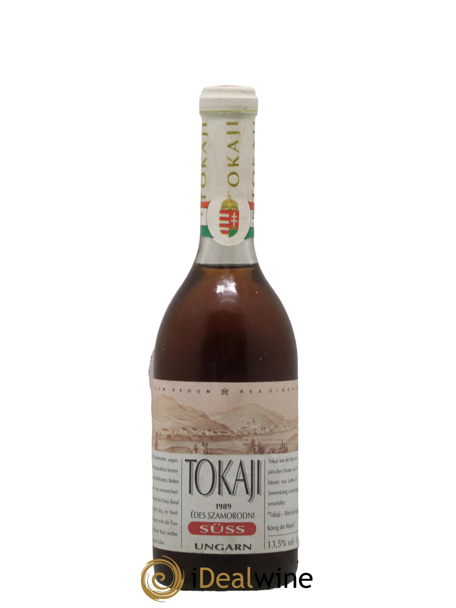 Tokaji Weinkellerei Max Burkhardt Gmbh and Co Szamorodni Suss 1989 - Lot de 1 format 50cl - 0