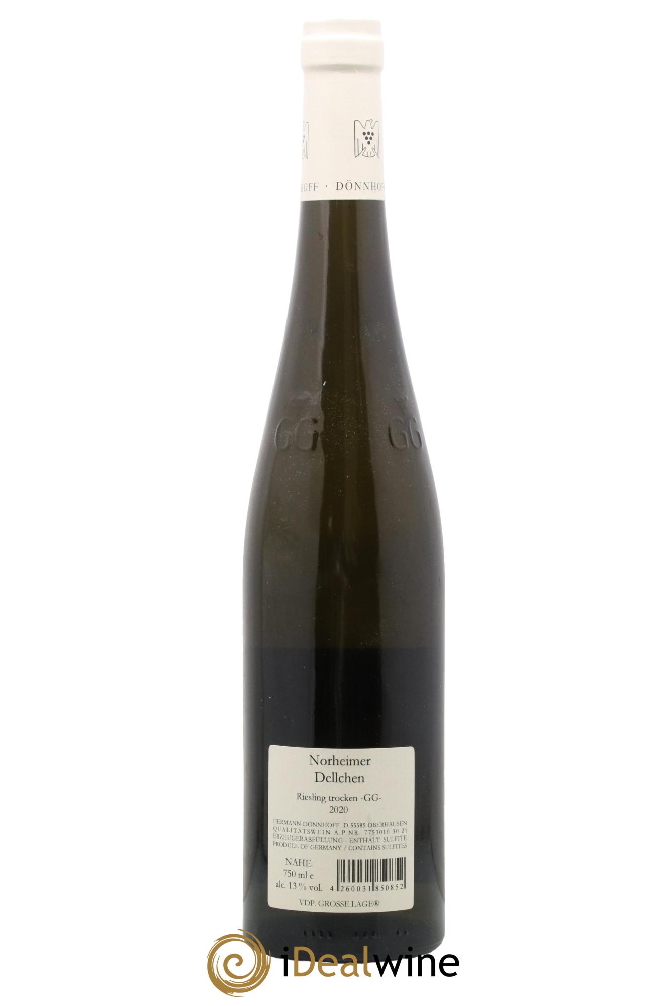 Riesling Donnhoff Dellchen Großes Gewächs 2020 - Posten von 1 Flasche - 1
