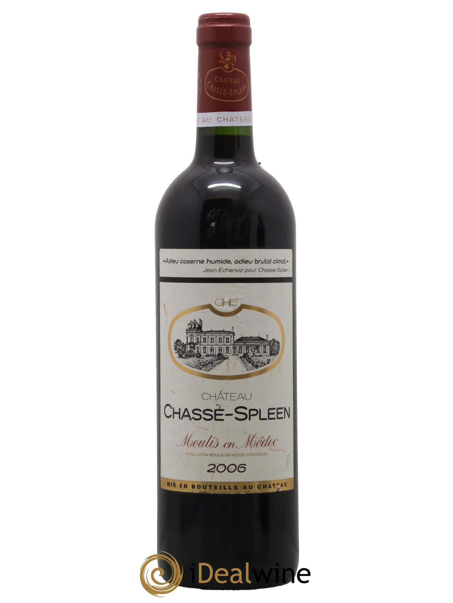 Château Chasse Spleen 2006 - Lot de 1 bouteille - 0