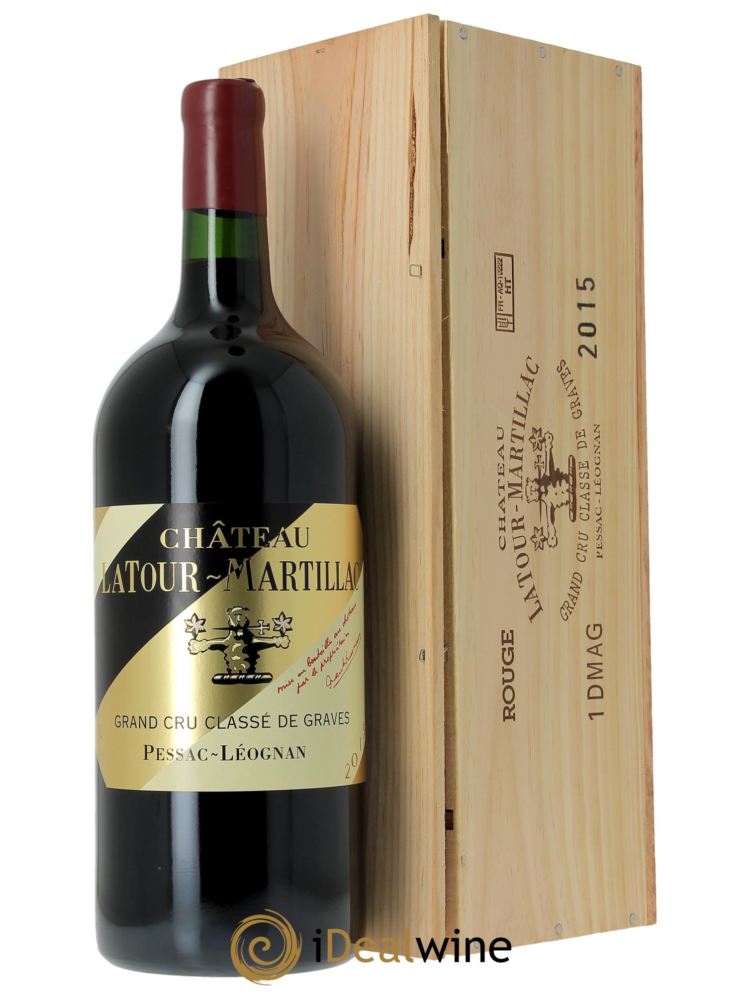 Château Latour-Martillac Cru Classé de Graves  2015 - Posten von 1 Doppel-Magnum - 0