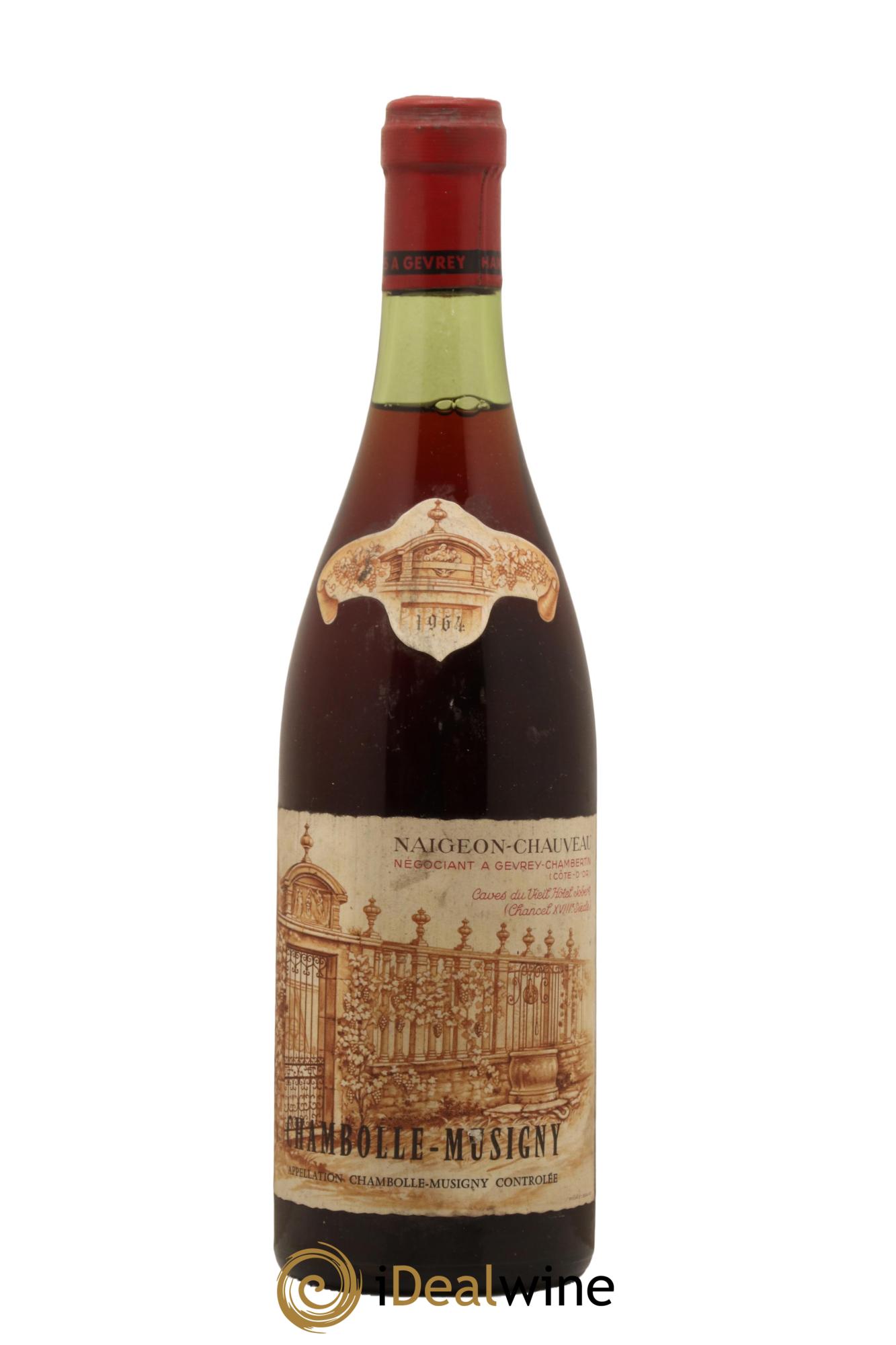 Chambolle-Musigny Domaine Naigeon Chauveau 1964 - Lot de 1 bouteille - 0