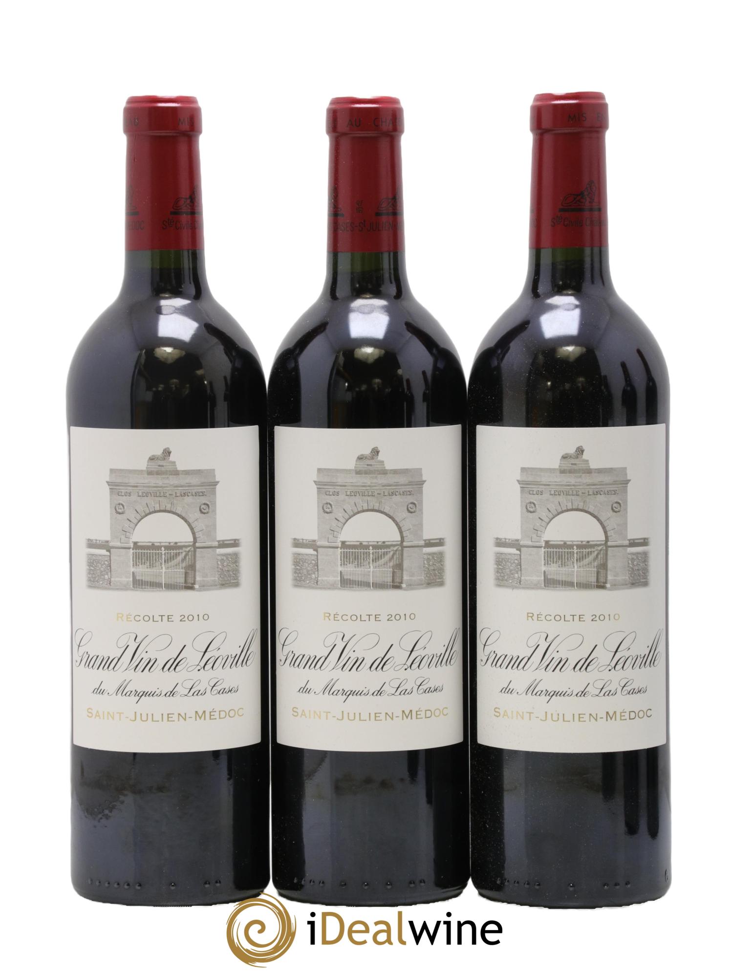 Château Léoville Las Cases 2ème Grand Cru Classé 2010 - Lotto di 6 bottiglie - 1