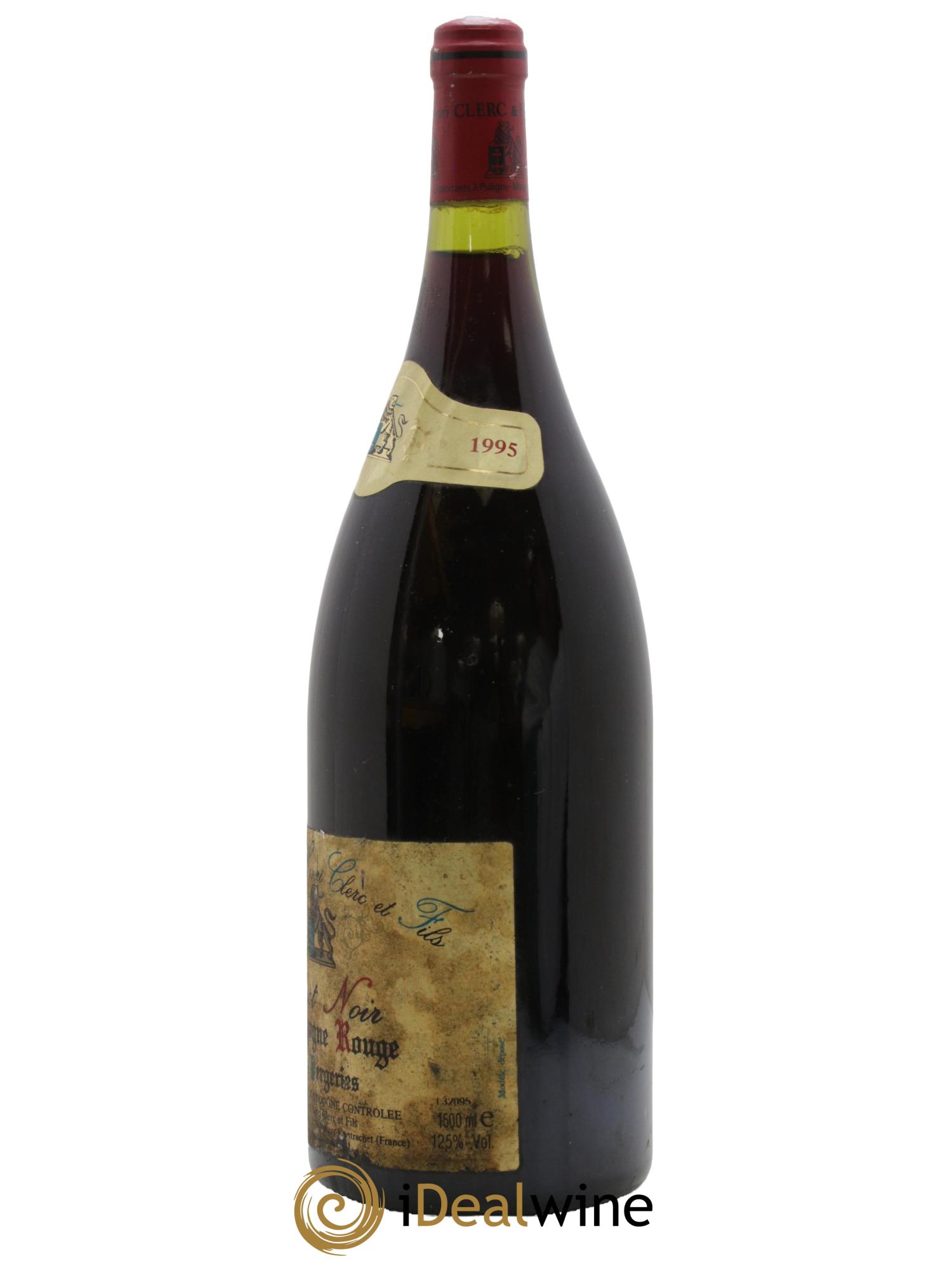 Bourgogne Pinot Noir Les Bergeries Henri Clerc et Fils 1995 - Lot de 1 magnum - 1