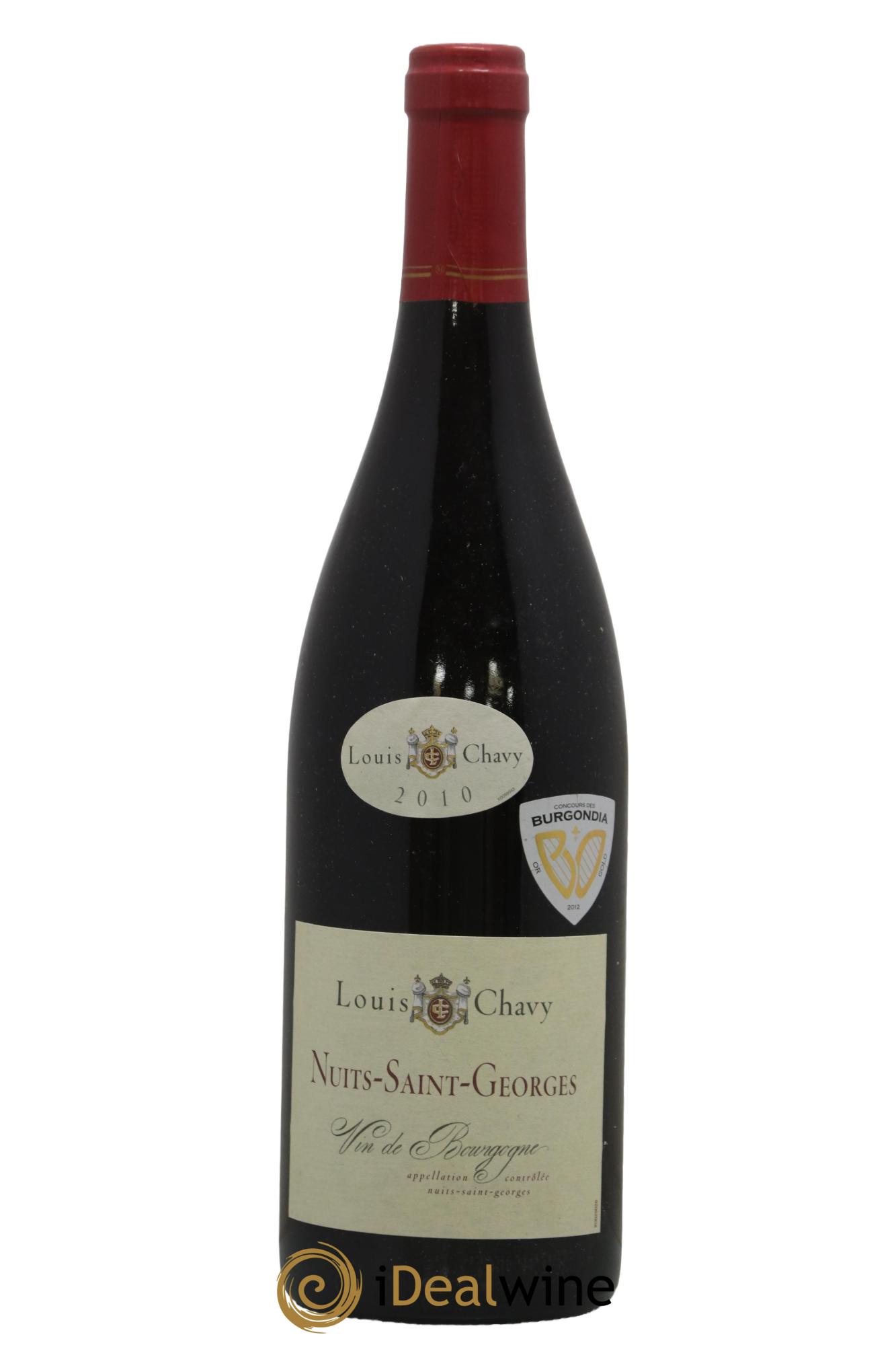 Nuits-Saint-Georges Louis Chavy 2010 - Lot de 1 bouteille - 0