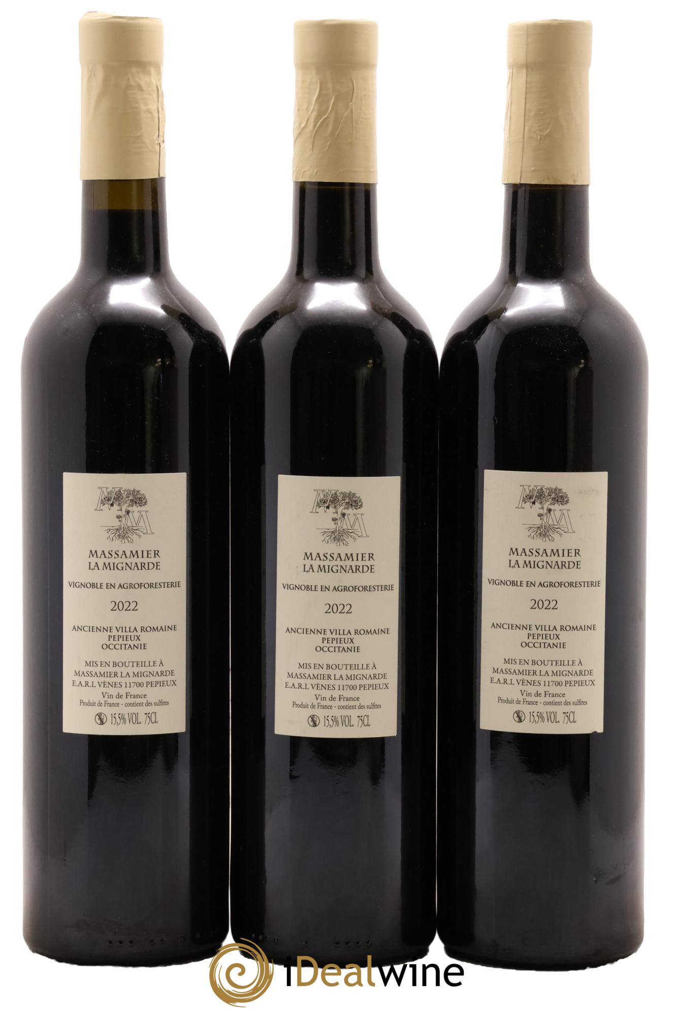 Vin de France Domus Maximus Château Massamier La Mignarde 2022 - Lot of 3 bottles - 1