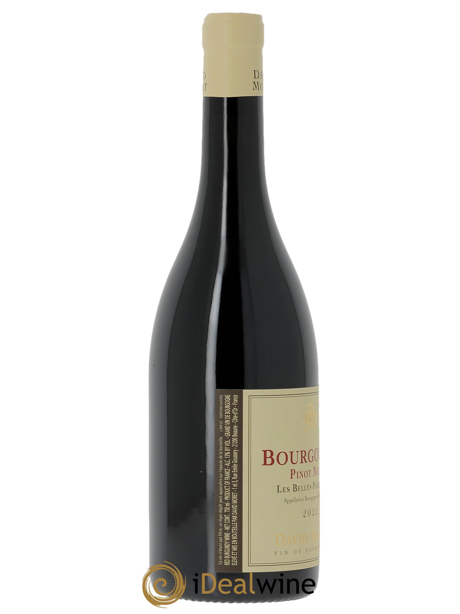 Bourgogne Pinot Noir Les Belles Parcelles David Moret 2022 - Lot de 1 bouteille - 1