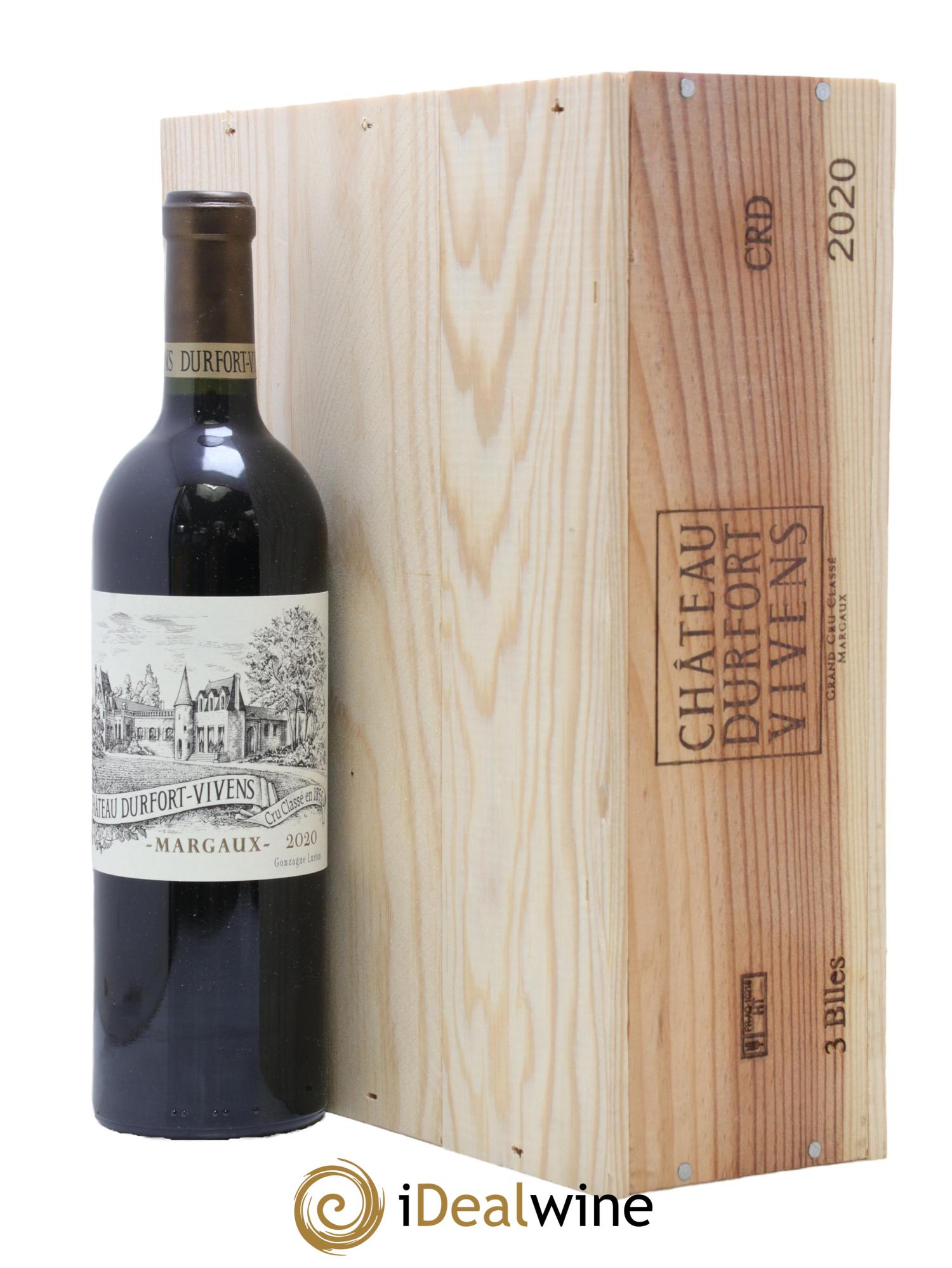Château Durfort Vivens 2ème Grand Cru Classé 2020 - Lot of 3 bottles - 1