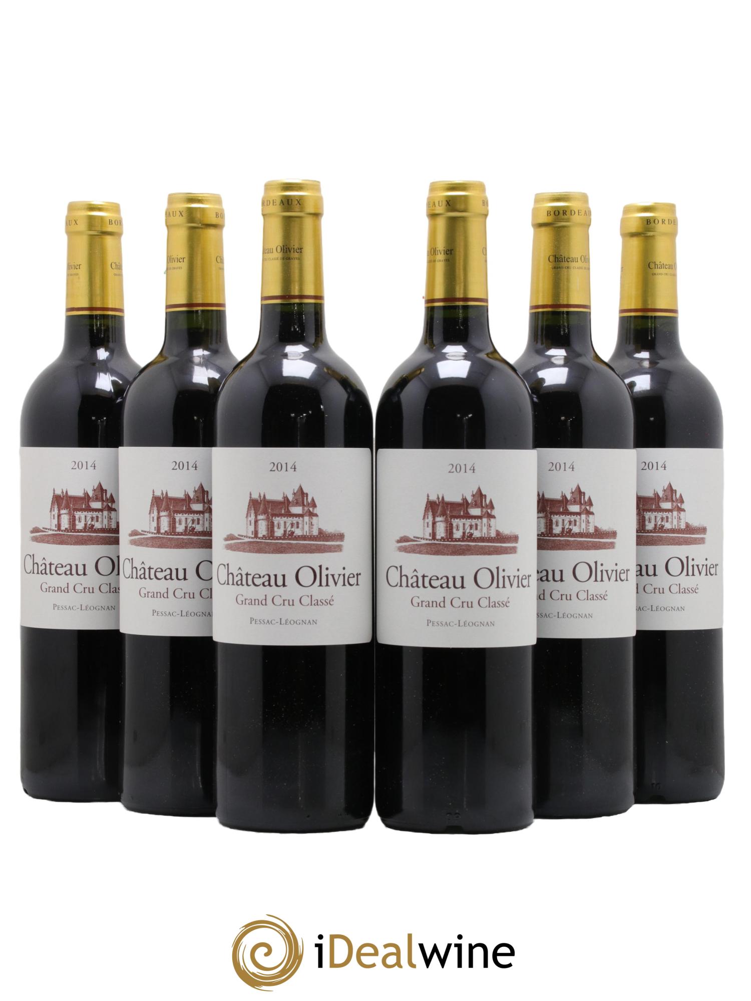 Château Olivier Cru Classé de Graves 2014 - Lot de 6 bouteilles - 0
