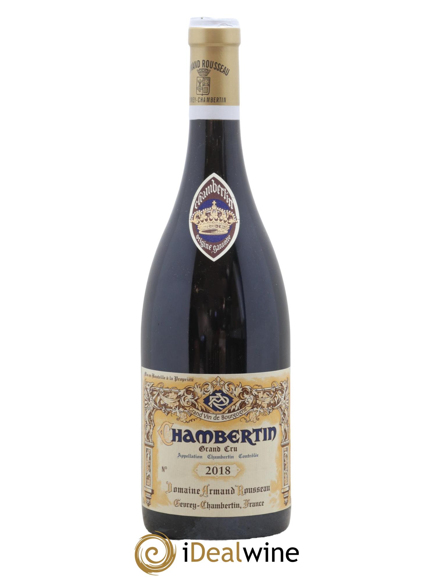 Chambertin Grand Cru Armand Rousseau (Domaine) 2018 - Lot de 1 bouteille - 0