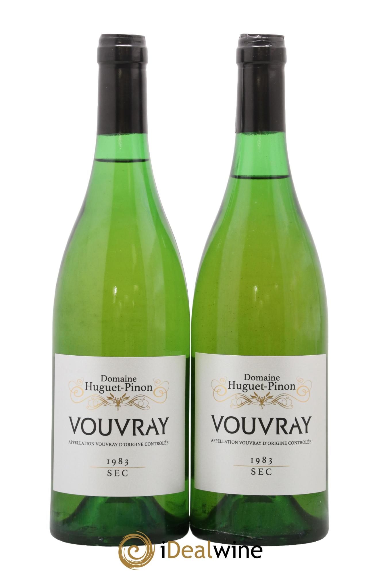 Vouvray Huguet Pinon 1983 - Lot de 2 bouteilles - 0