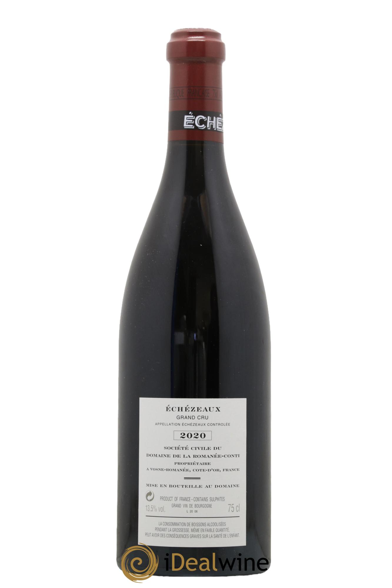 Echezeaux Grand Cru Domaine de la Romanée-Conti 2020 - Lotto di 1 bottiglia - 1