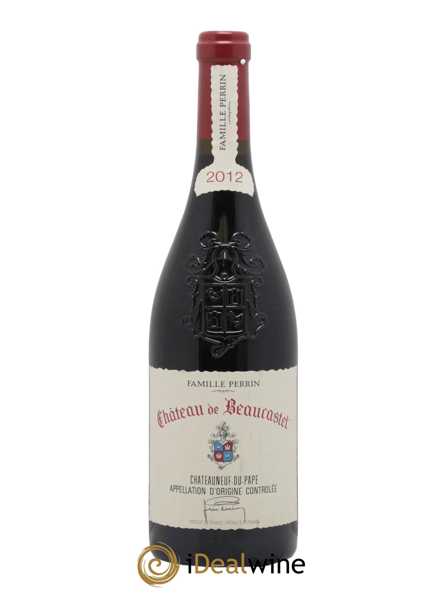 Châteauneuf-du-Pape Château de Beaucastel Famille Perrin 2012 - Posten von 1 Flasche - 0