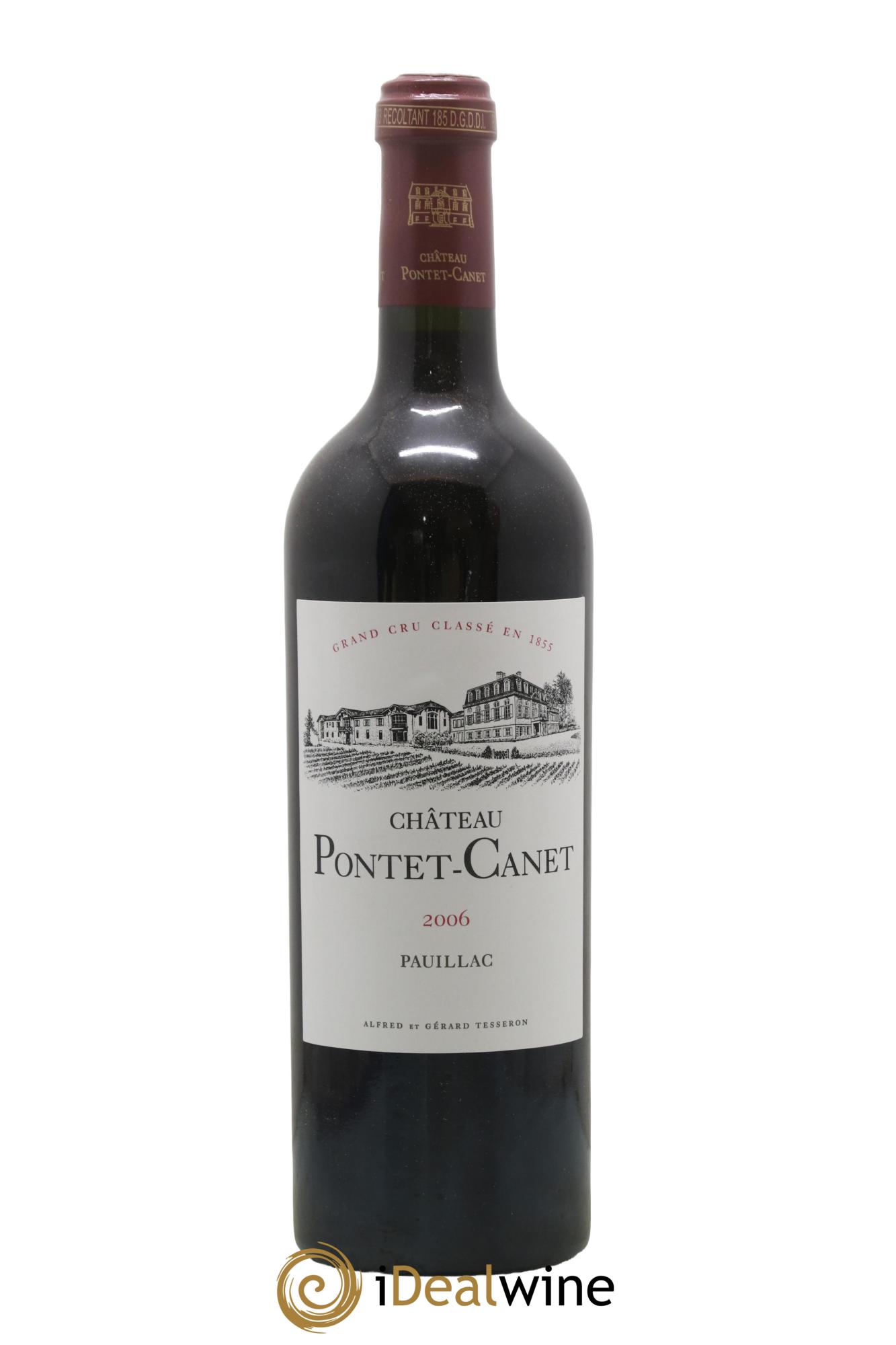 Château Pontet Canet 5ème Grand Cru Classé 2006 - Lot de 1 bouteille - 0