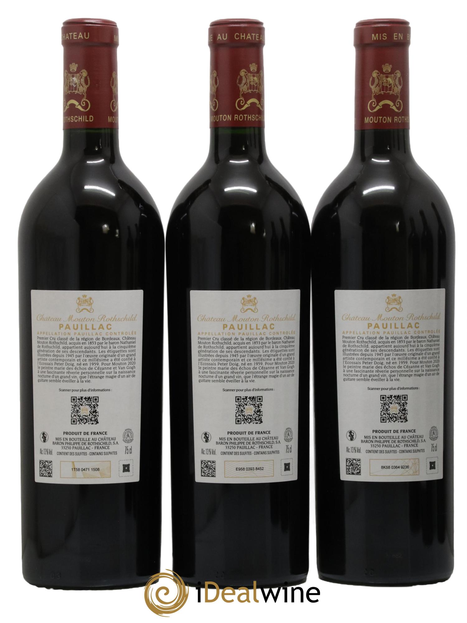 Château Mouton Rothschild 1er Grand Cru Classé 2020 - Lot de 6 bouteilles - 4