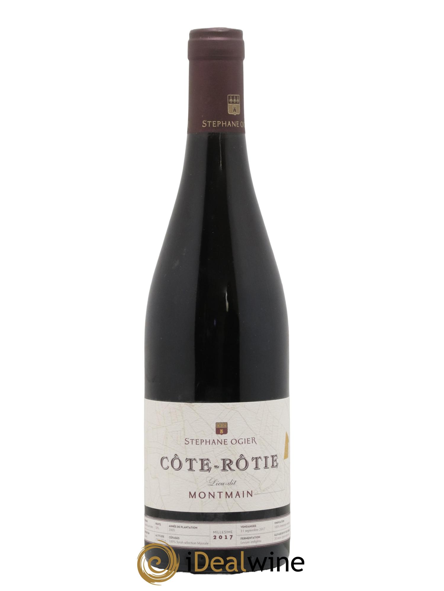 Côte-Rôtie Montmain Stéphane Ogier 2017 - Posten von 1 Flasche - 0