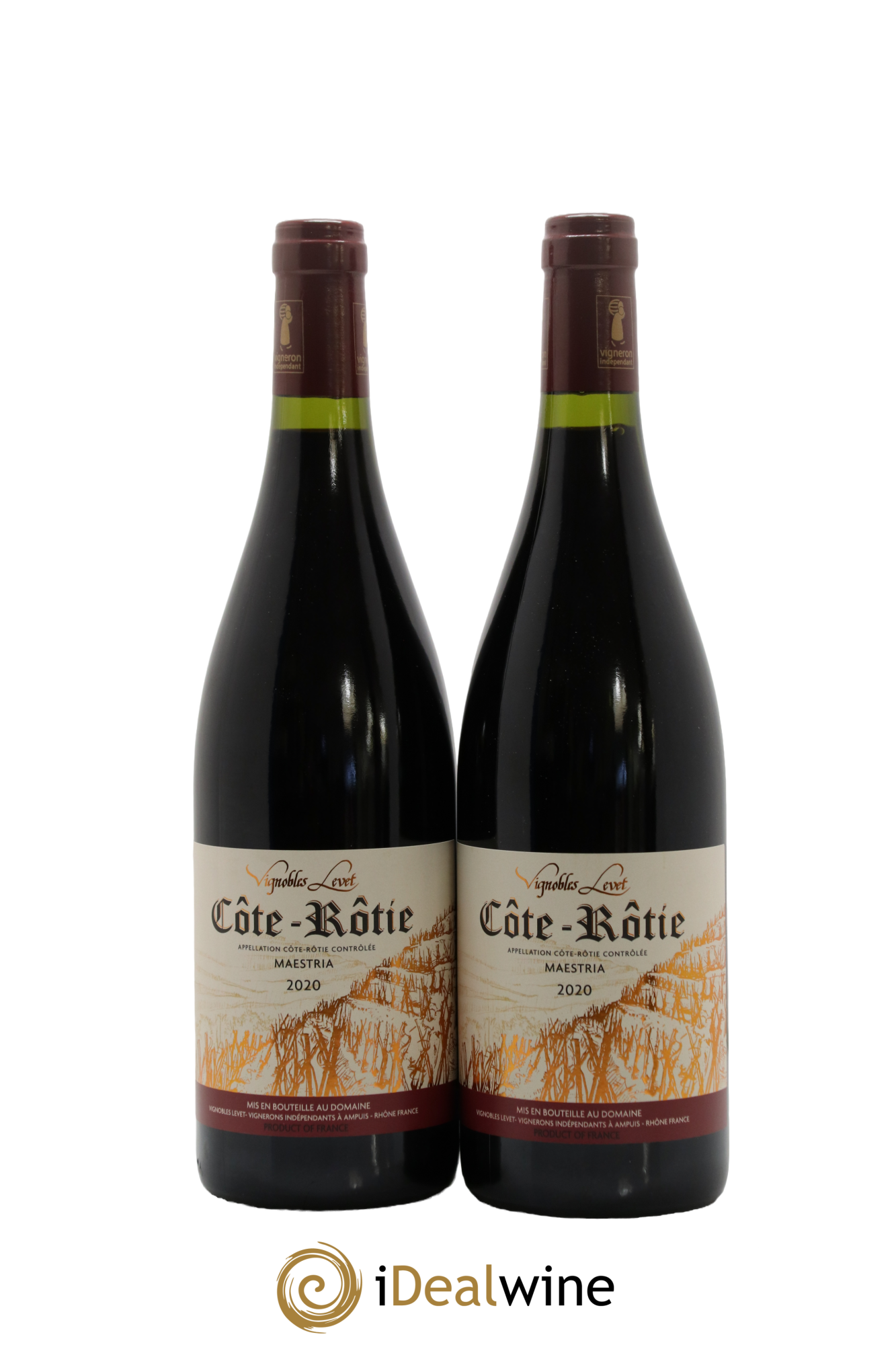 Côte-Rôtie Maestria Vignobles Levet 2020 - Posten von 2 Flaschen - 0